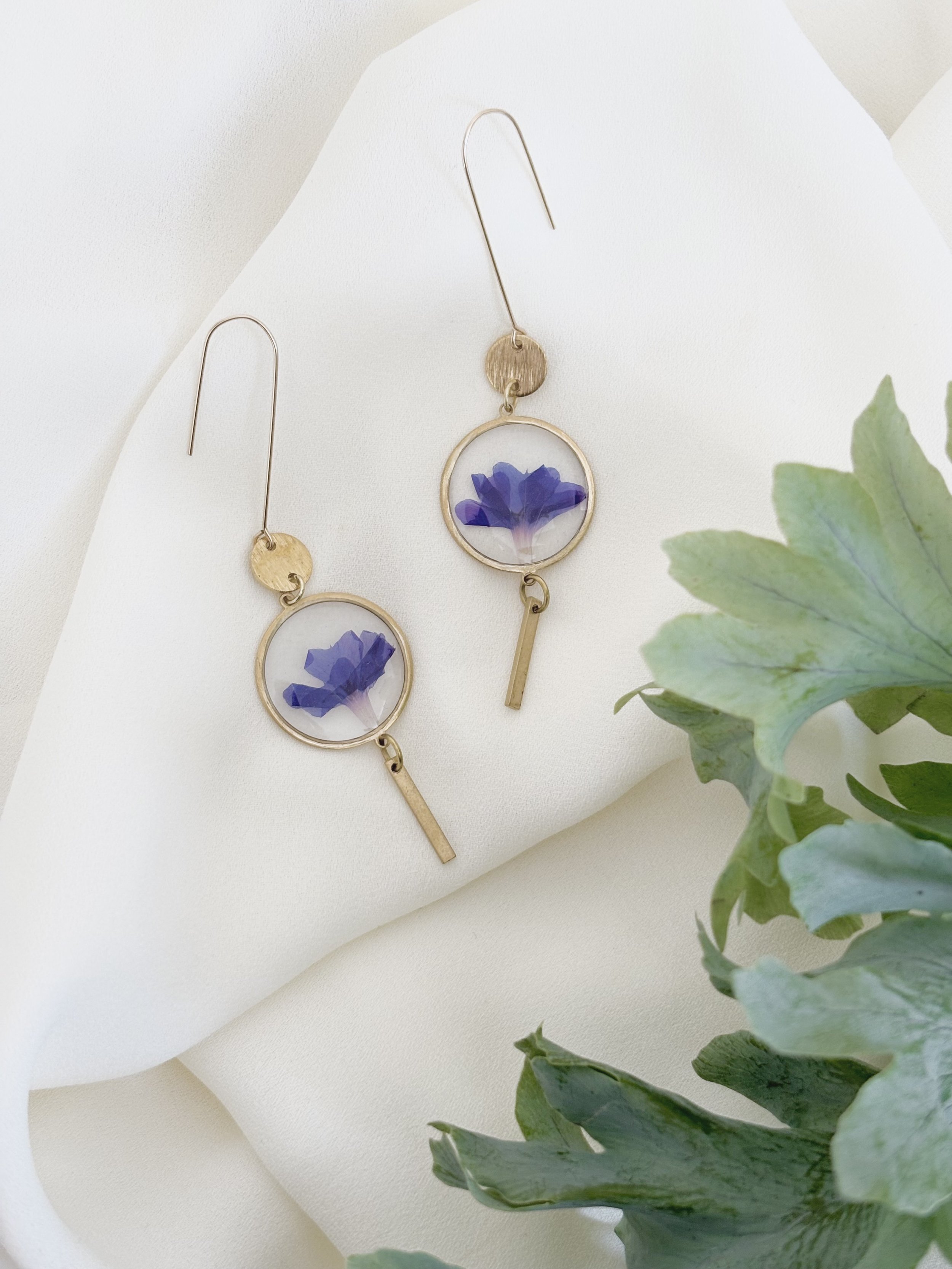 Plumbago Earrings