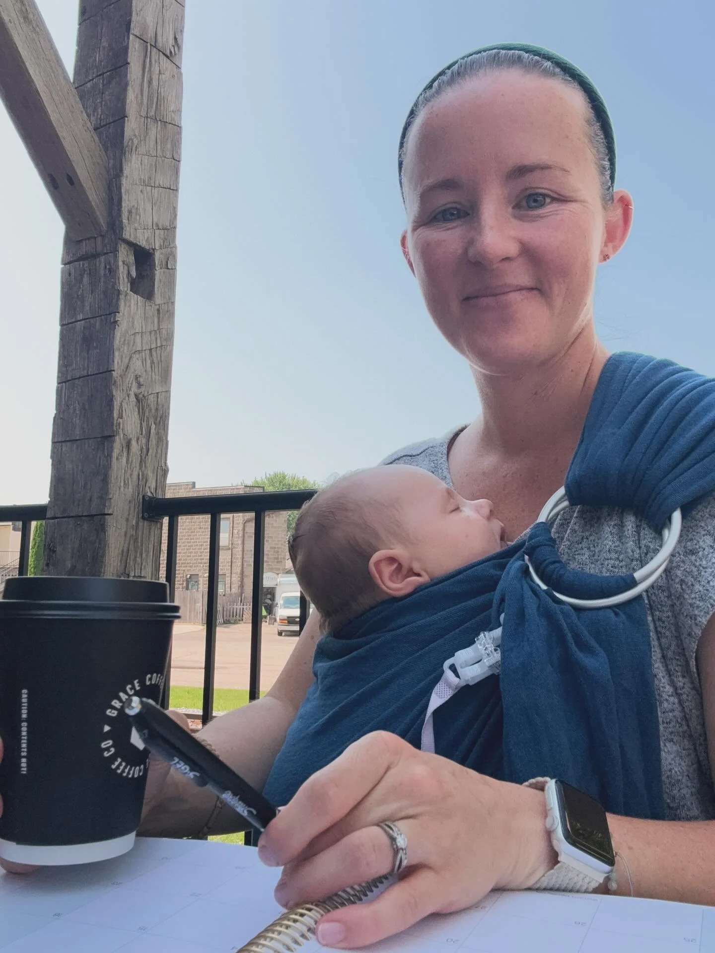 The best kind of multitasking&hellip;.bebe snuggles, coffee &amp; a treat, and organizing my thoughts on a Monday morning!

Bit by bit I&rsquo;m allowing myself to get back into the &ldquo;working mom&rdquo; mindset: Trying to create some sort of rou