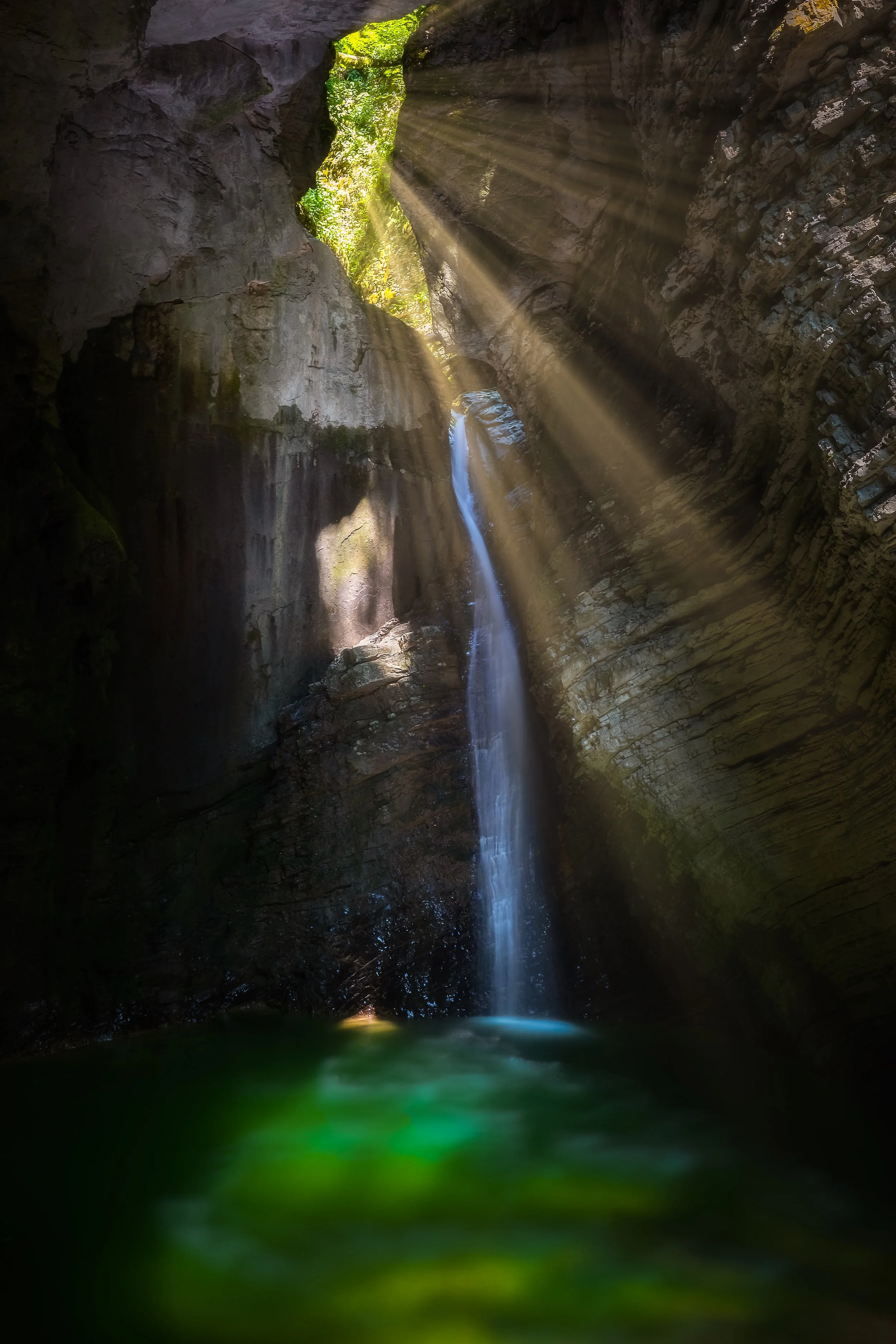 Cave light Slovenia