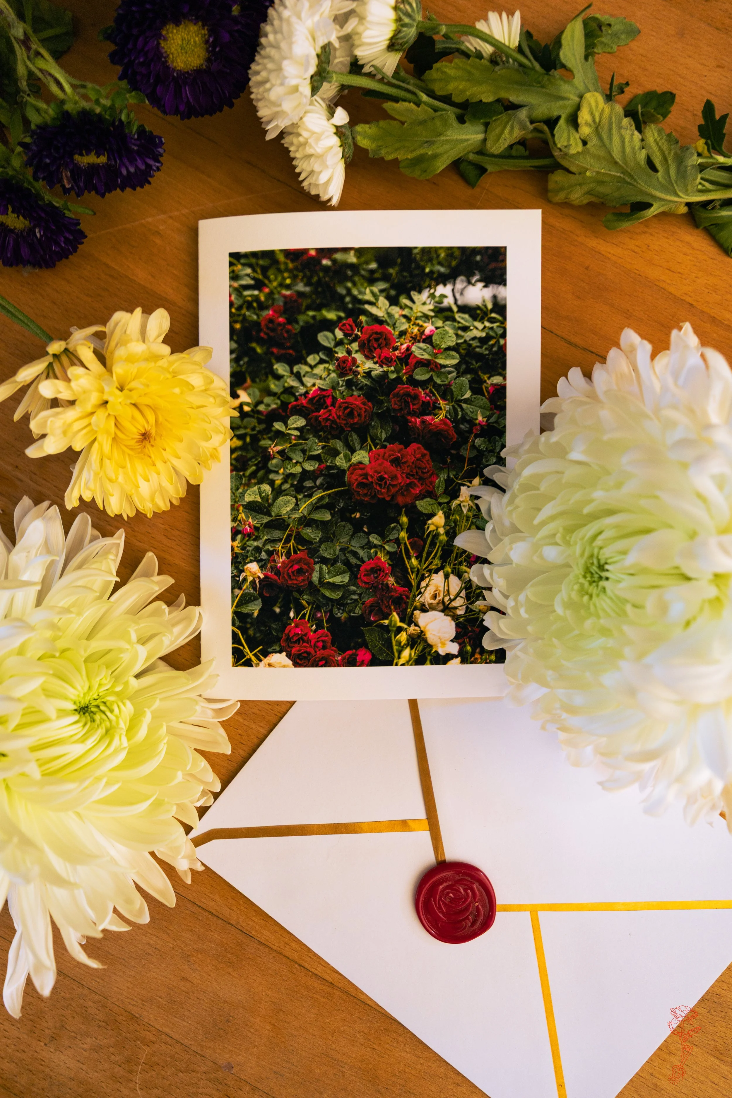 Rose Bush Romance Card