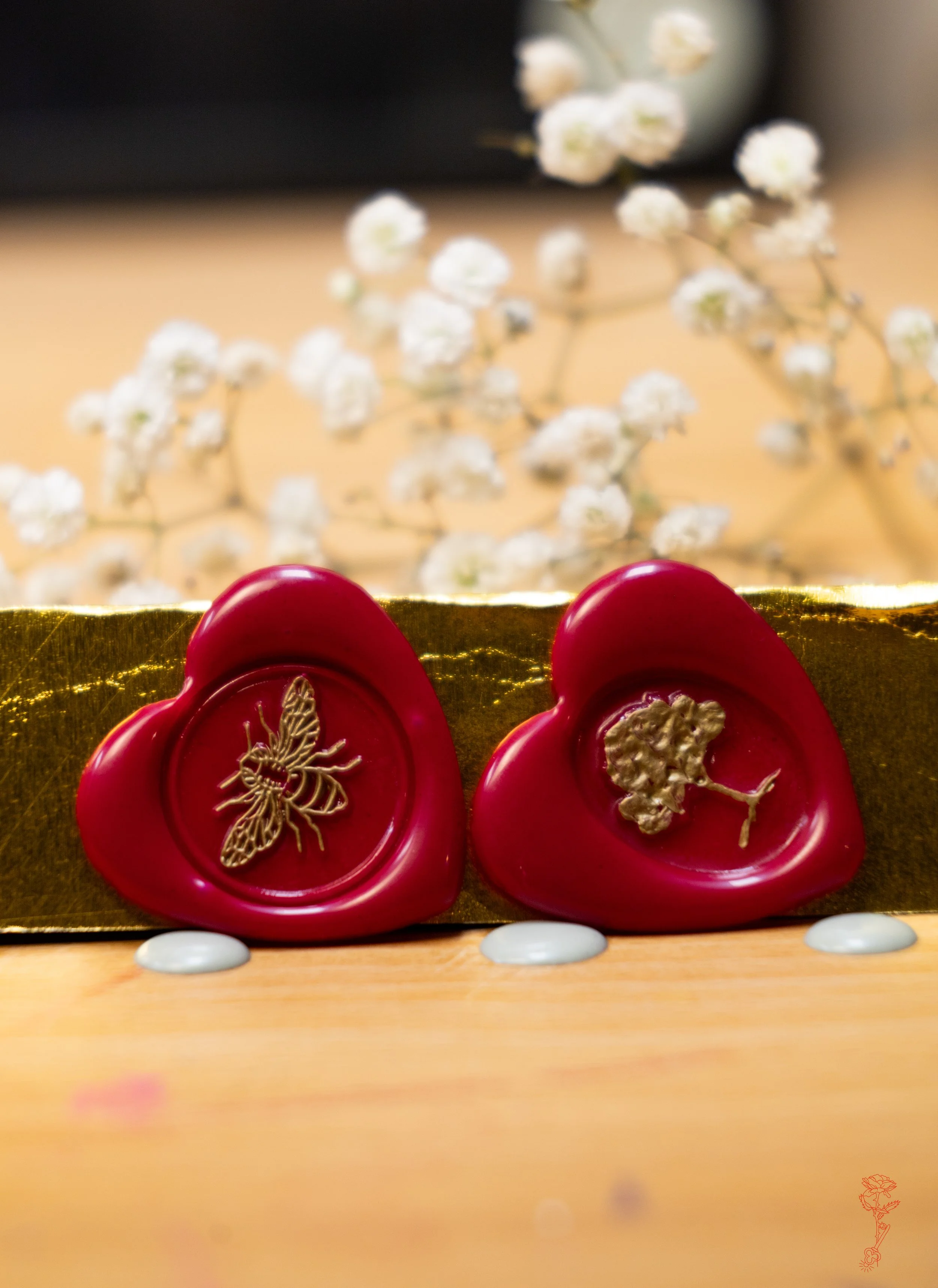 Heart Wax Seal Set