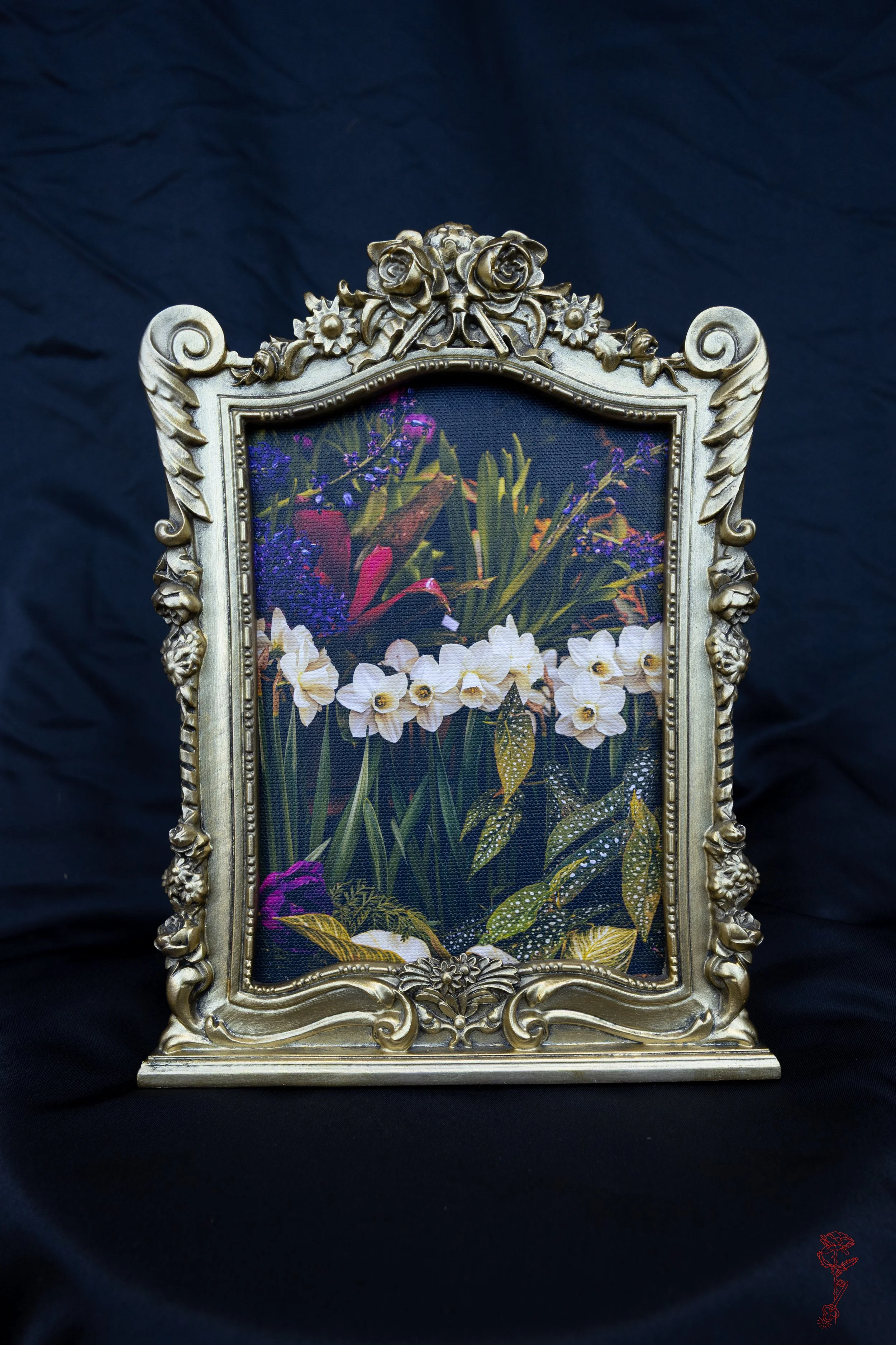 Conservatory Daffodil Scene Framed