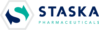 Logo of Taska Pharmaceuticals featuring a stylized 'S' inside a hexagon and company name