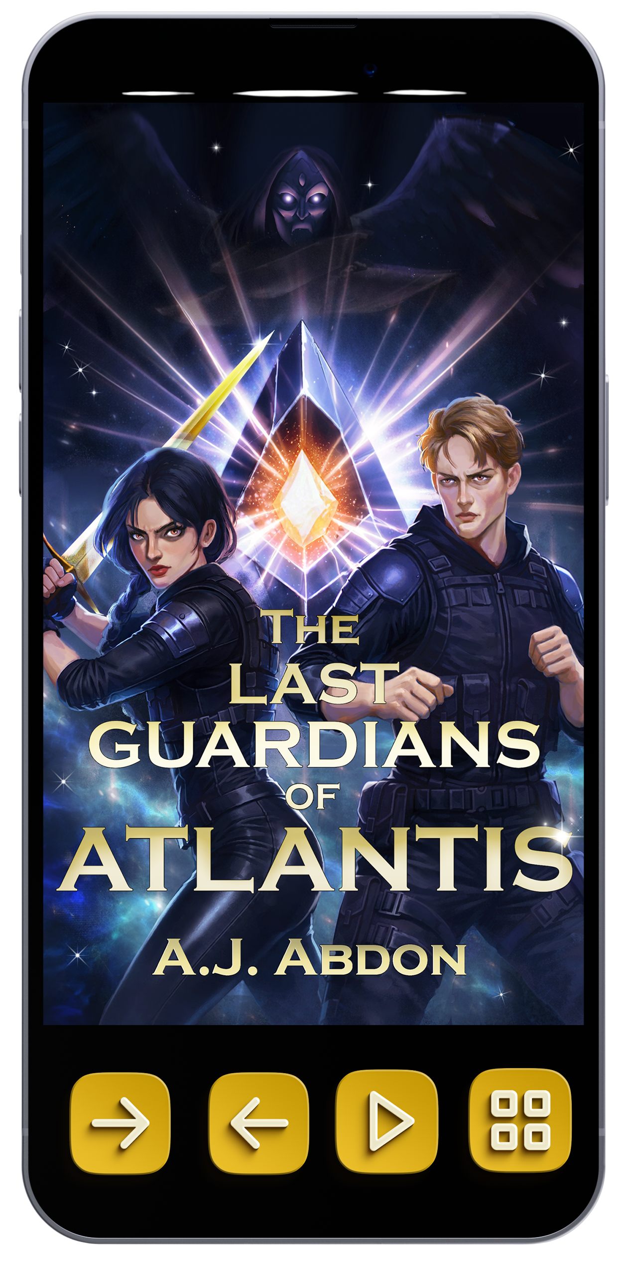 The Last Guardians of Atlantis Ebook on Iphone.