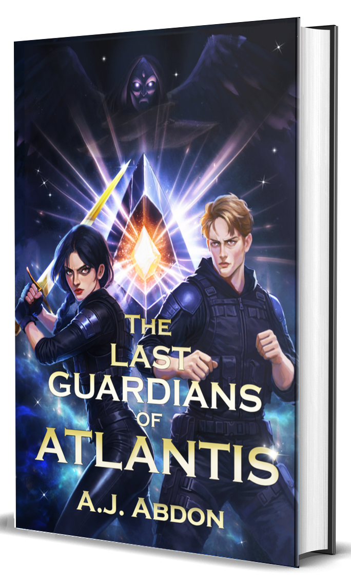 Last Guardians of Atlantis Mockup Book hardcover