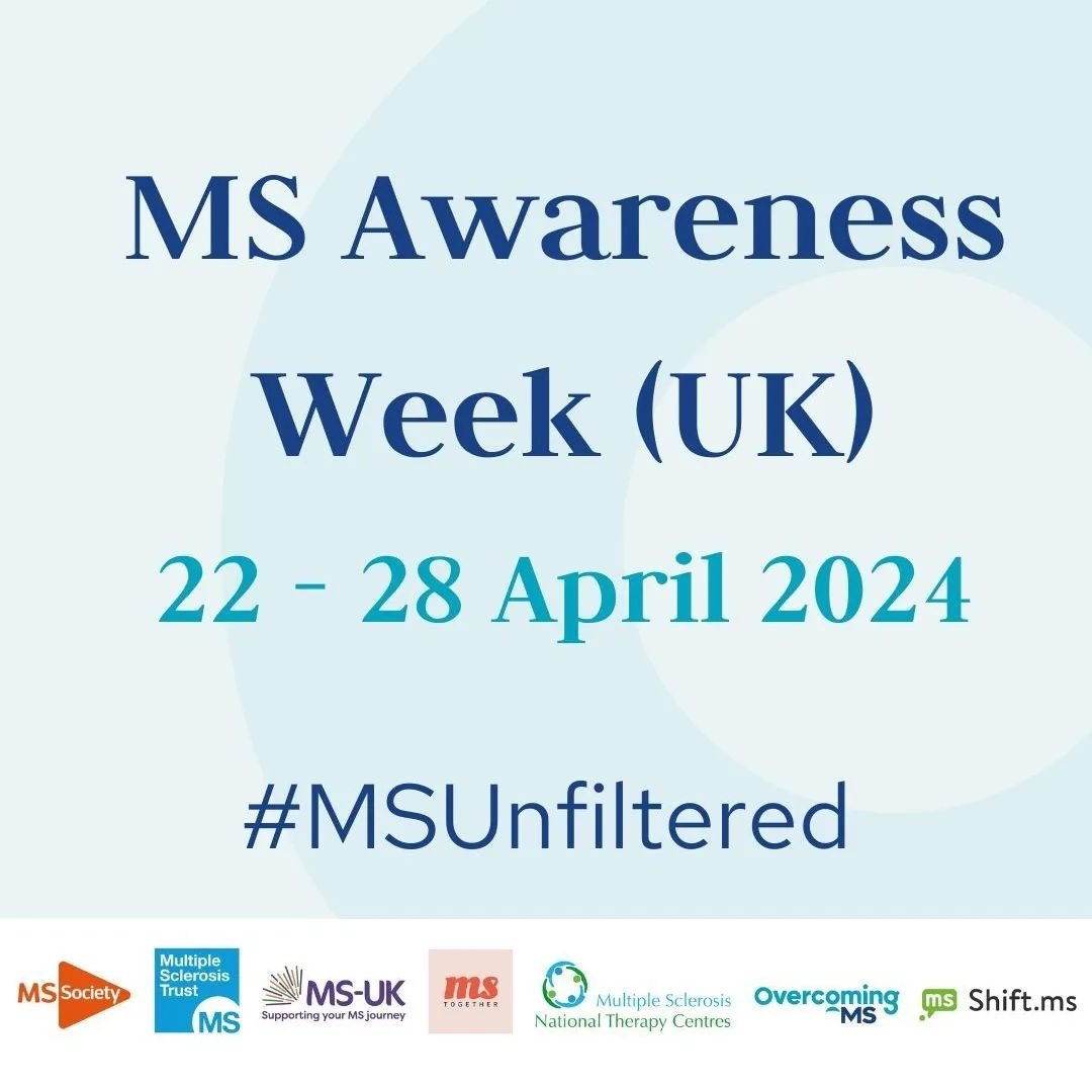 This is MS Awareness Week- a week of focused attention onto multiple sclerosis (MS) - the most common neurological condition affecting young adults, but symptoms can start at any age.

It is a neuro condition (affecting the brain and/or spinal cord) 