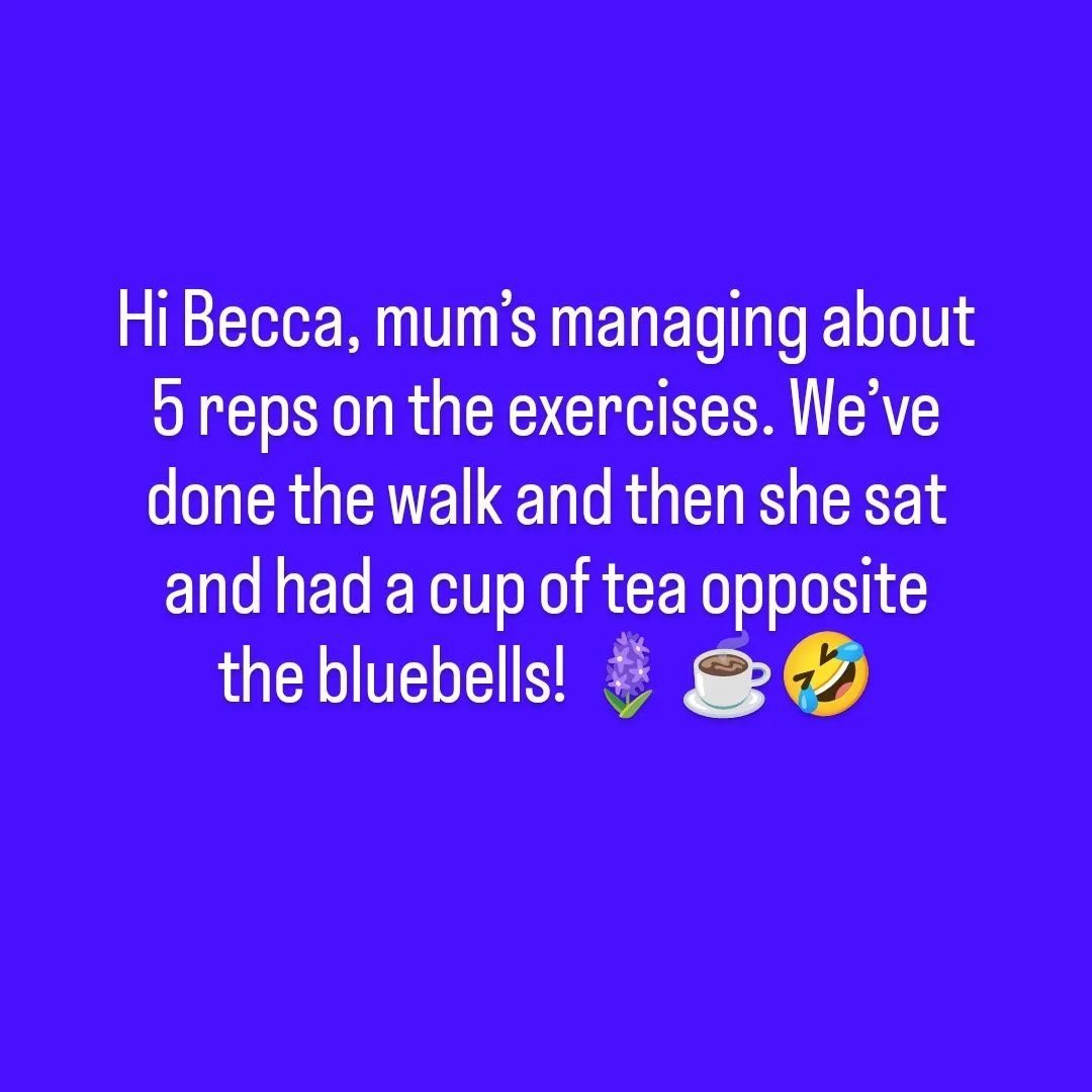 Oh my happiness cup does overflow 🥹 I love these little feedback messages I get from clients and their support systems- all of us working together to allow people to reach and stay at their ceiling of potential.

#support #workingtogether #carersrul