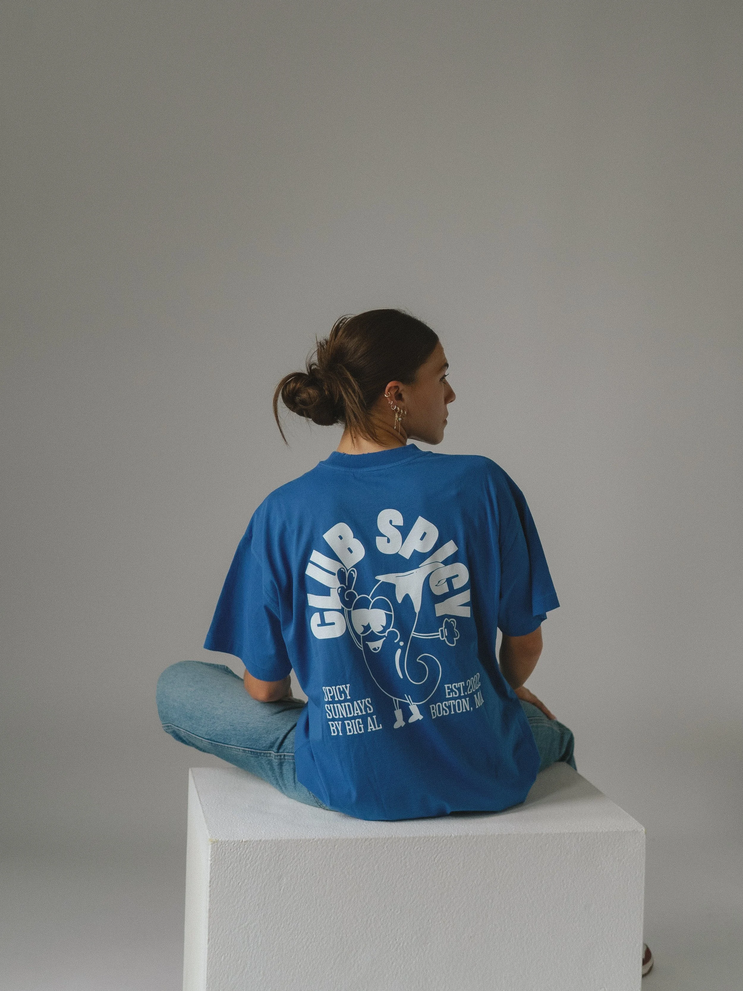 Brenna Blue Tee