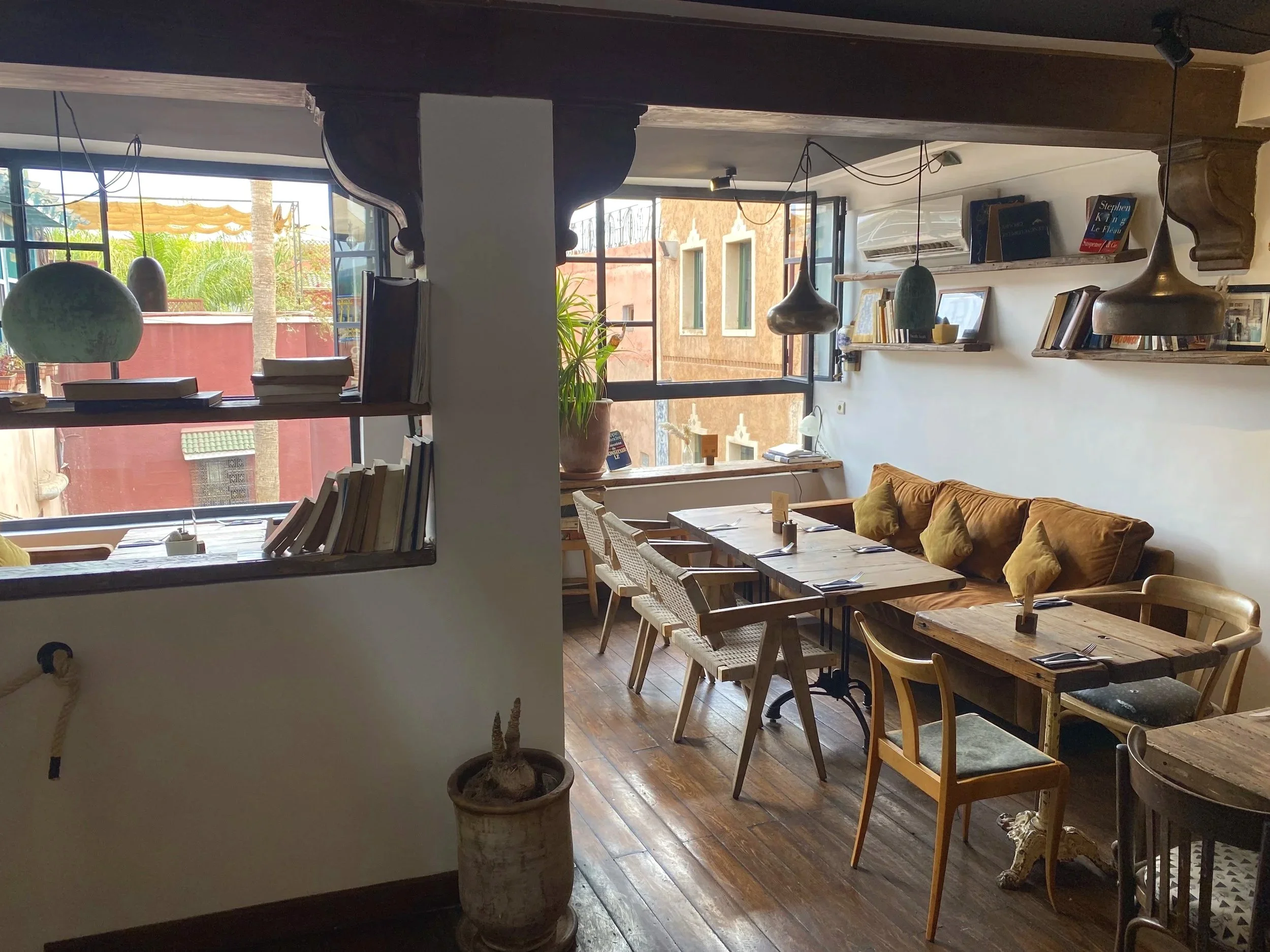 Morrocan café with cozy atmosphere