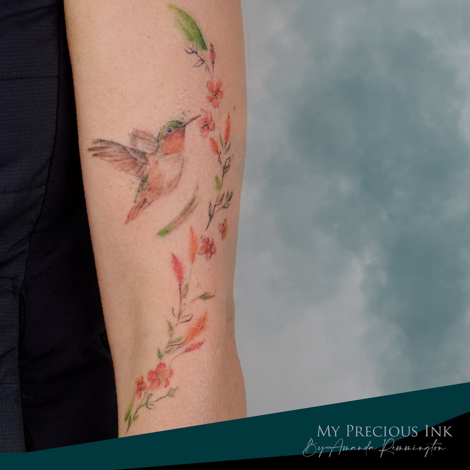 beautiful hummingbird with flowers

///&mdash;&mdash;&gt; www.mypreciousink.nl &lt;&mdash;&mdash;\\\

#Tattoo #watercolortattoo #watercolourtattoo #watercolor #thebesttattooartists #tattoodo 
  #tattooart #tattooflower #tattooidea #thebestbelgiumtatt