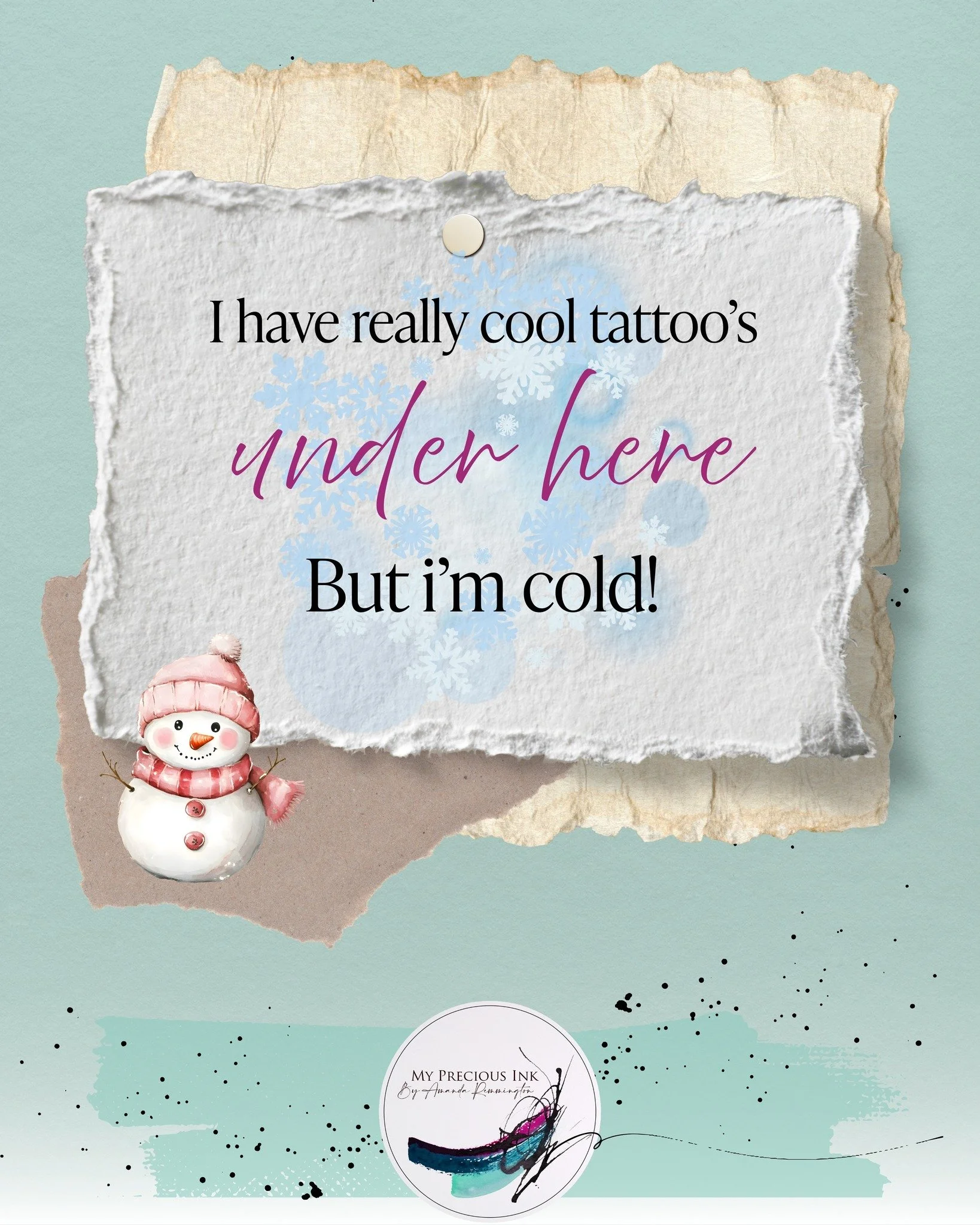 ❄️Waarom is de winter de beste tijd om een tattoo te laten zetten?

My Precious Ink legt het aan je uit ⬇️

In de winter krijgt je huid de rust die ze nodig heeft.
Geen zon, geen festivals, geen stranddagen.
De genezing verloopt sneller en gelijkmati