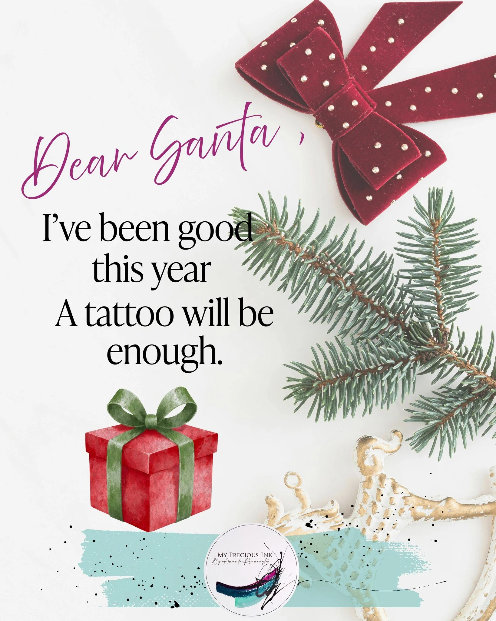 Thank you Santa. 🎅

Book your appointment now for 2026! 

My Precious Ink &ndash; Art that stays.
Arendonk (BE)
amanda@mypreciousink.nl
www.mypreciousink.nl
#mypreciousink #artthatstays #tattooart #tattooartist #bestchistmasgift