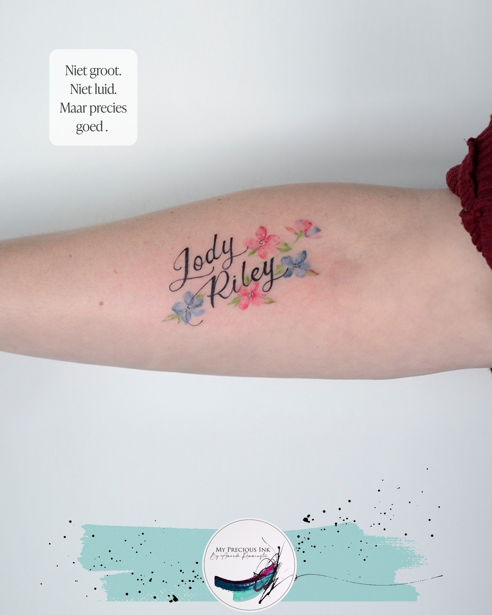 Sommige dingen hoeven niet op te vallen

Niet groot.
Niet luid.
Maar precies goed.
My Precious Ink &ndash; Art that stays.
Arendonk (BE)
amanda@mypreciousink.nl
www.mypreciousink.nl

#watercolorink #watercolortattooart #painterlytattoo #softcolorink 