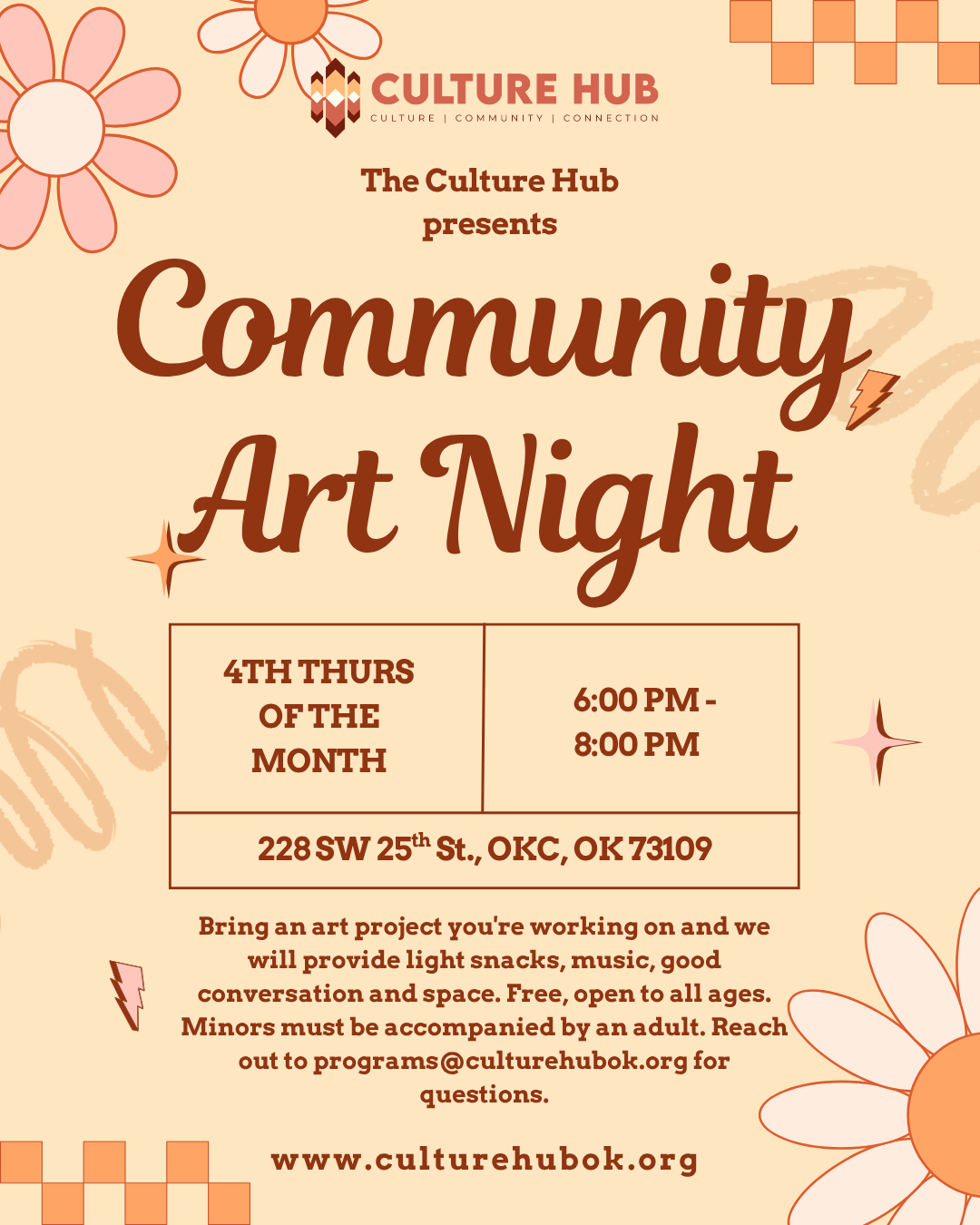 Community Art Night @ the Culture Hub