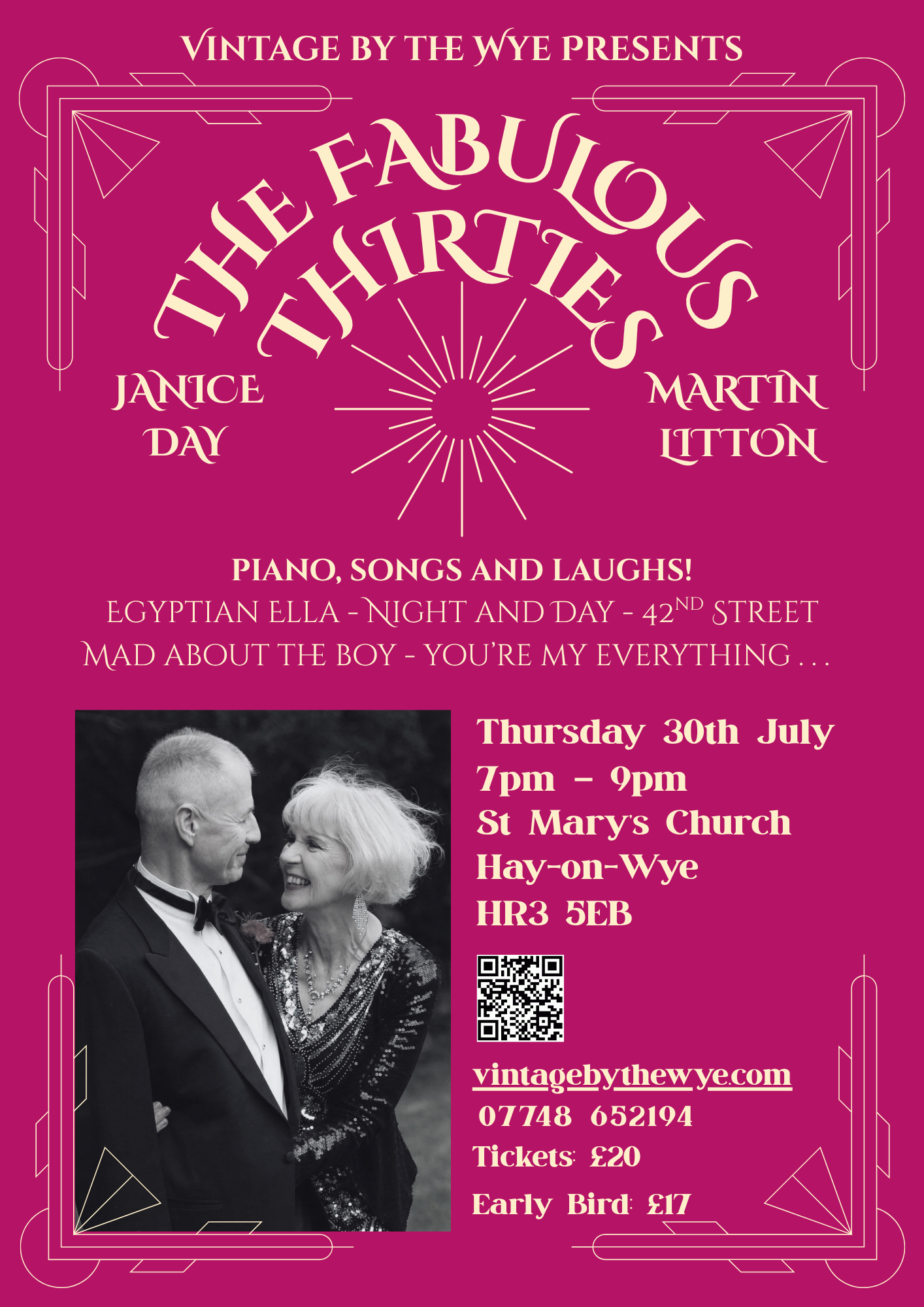 Songs of the 1930s with Janice Day