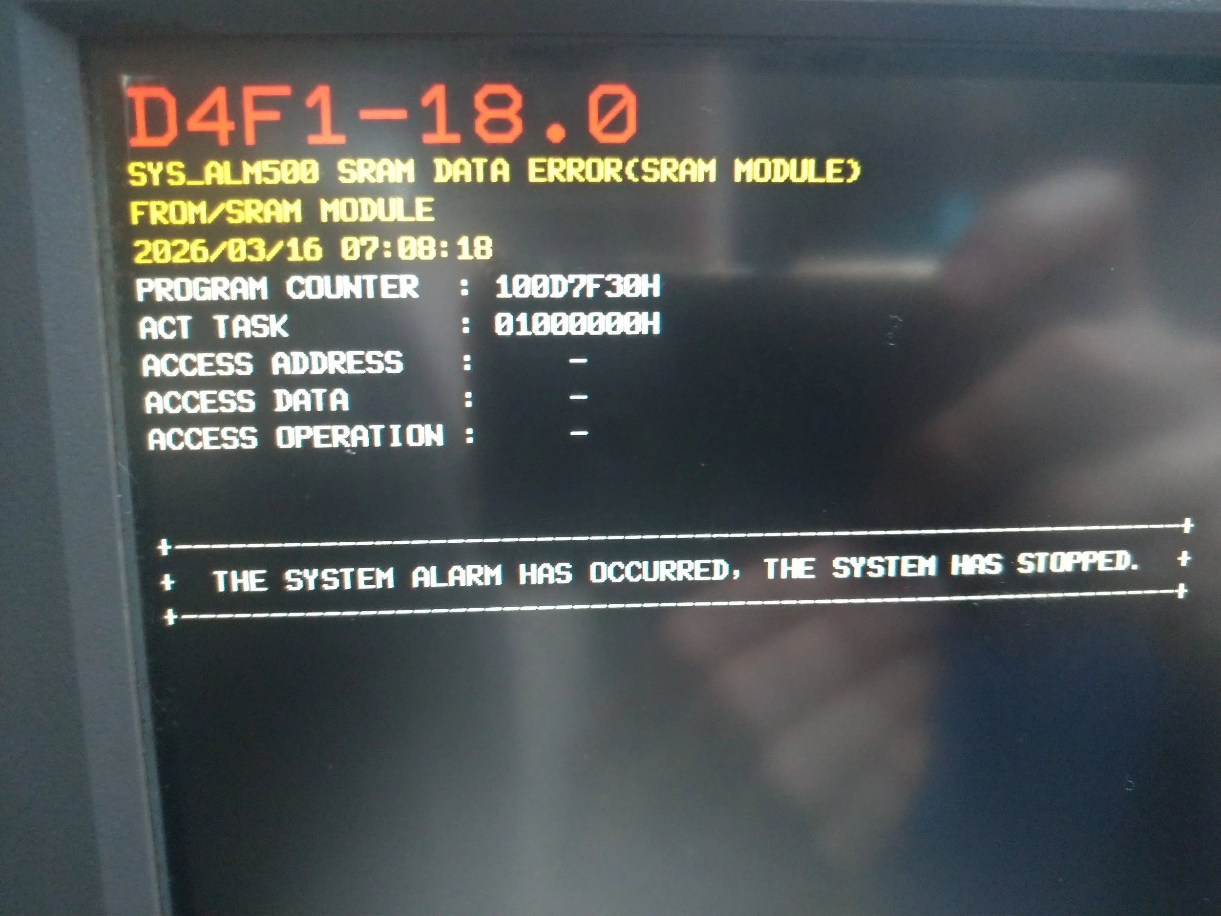 The Challenge: System Alarm SYS_ALM500