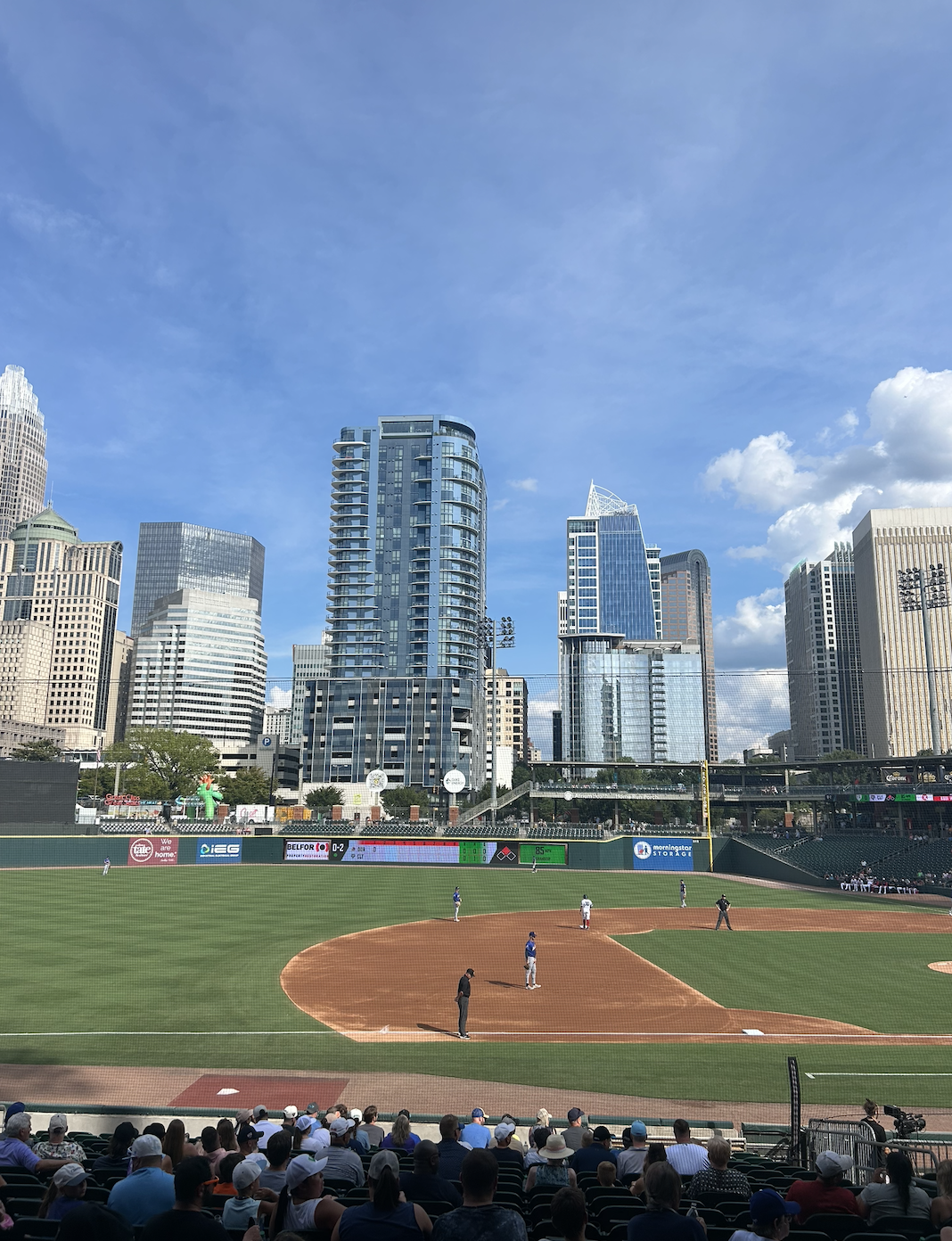 Since I moved to Charlotte, I've become a regular attendee of local sports games. Entertainment, friends, food, what more could you ask for!