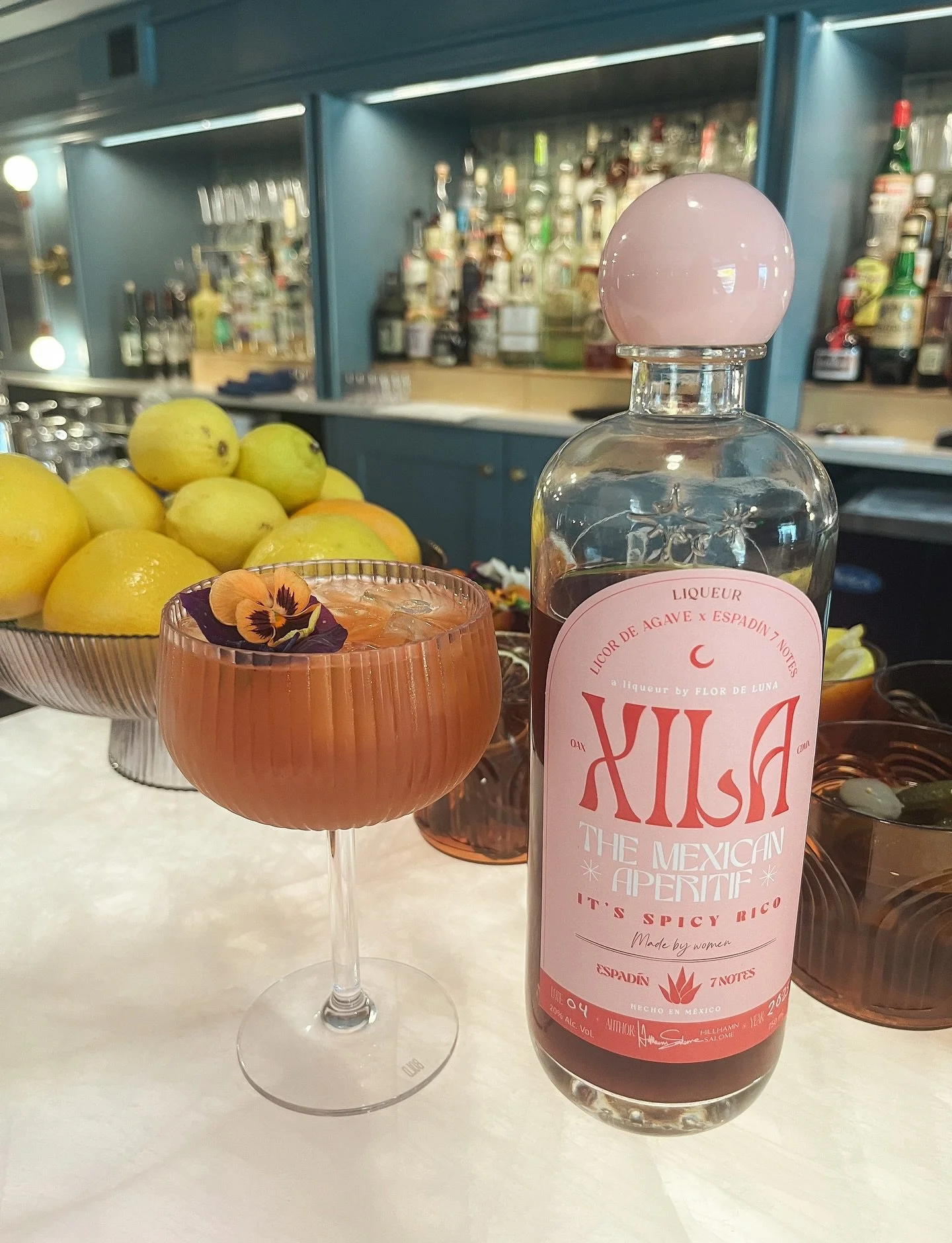 The bar is serving up something special today: Housemade Tepache Punch featuring the Xila Mexican Aperitif. The sun is out, come hang!