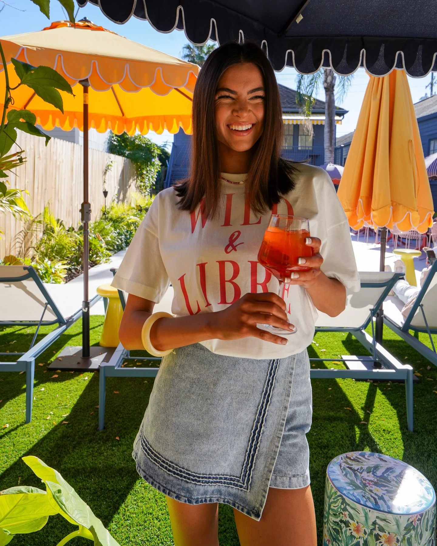 Soaking up the sun! ⁠
⁠
📷️ @babybreighh for @hemline