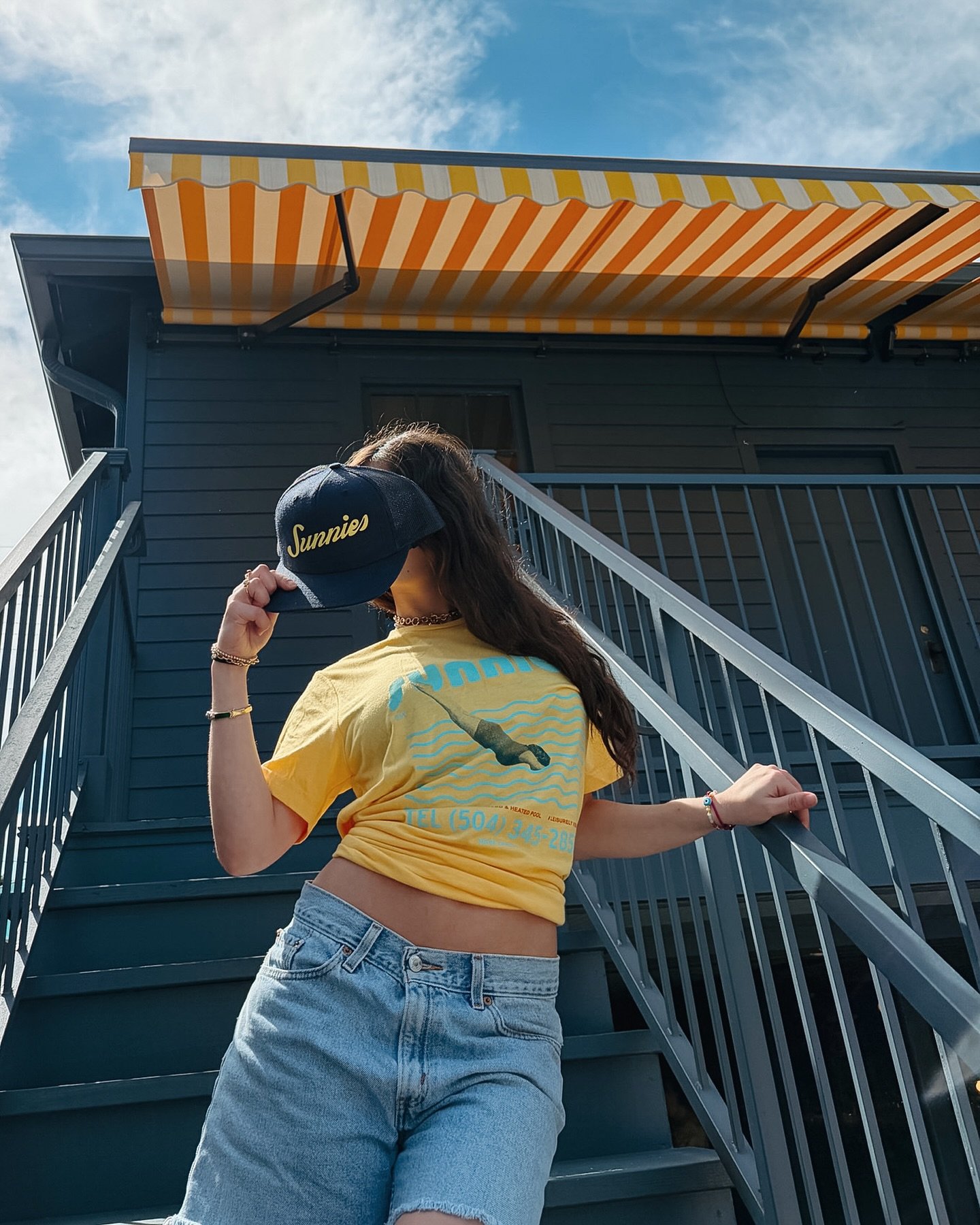 GIVEAWAY ☀️⁠
⁠
Consider this your Sunnies starter pack: a Sunnies hat &amp; tee, plus a $50 gift card for your next round poolside or at the bar.⁠
⁠
To enter:⁠
☀️ Follow @sunniesnola⁠
☀️ Like this post⁠
☀️ Tag a friend you&rsquo;d bring with you (eac