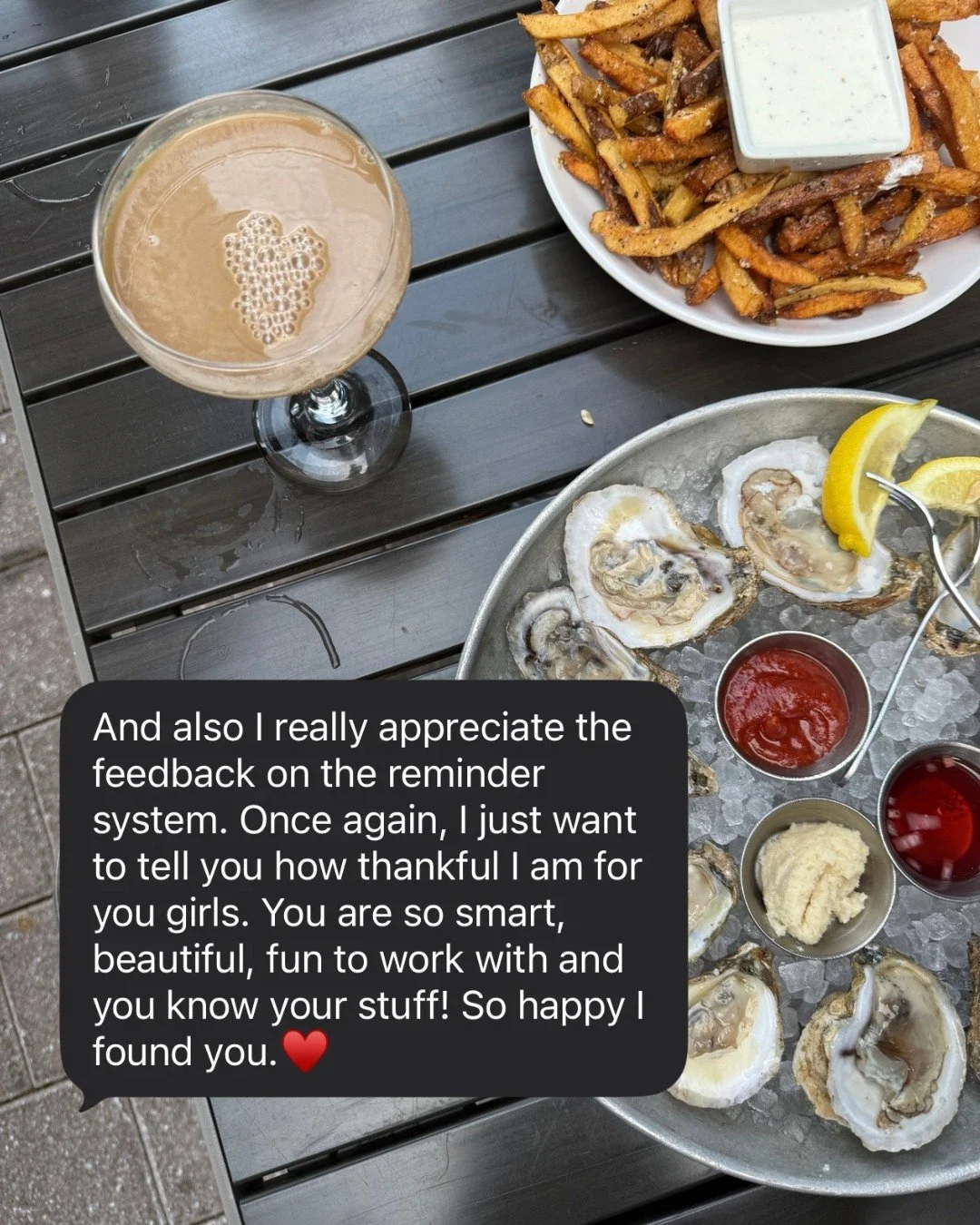 BRB, crying in the bathroom 

Shoutout to one of our lovely clients for leaving us such a lovely note!! Our day is made!!!