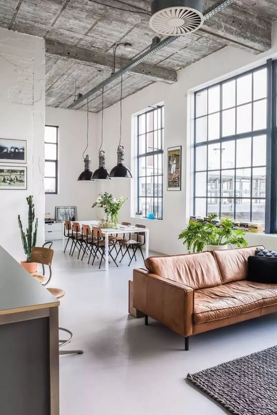 Wohnzimmer einrichten Industrial Style