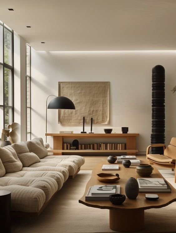 Wohnkonzept  Wohnzimmer einrichten Modern Style Moderner Stil