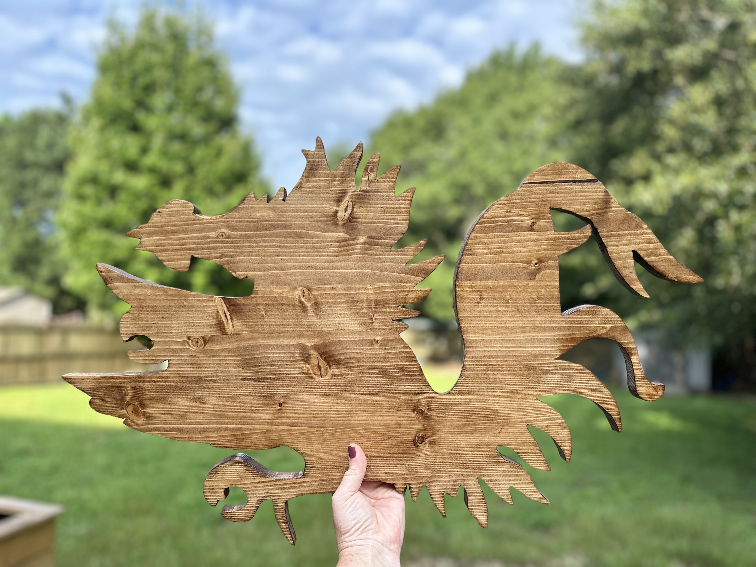 Gamecock Inspired Charpartie Board