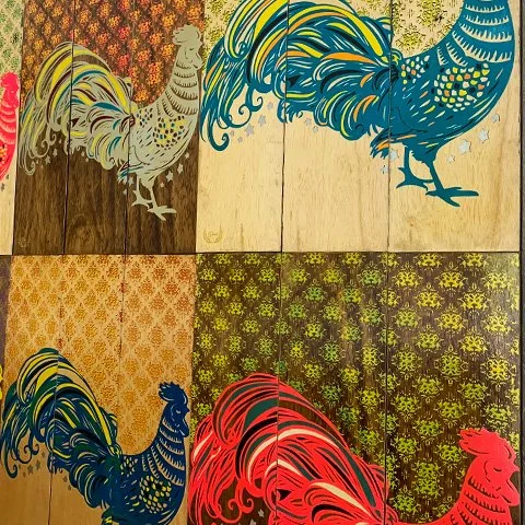 StoneGallery - stonesilkscreens - Contemporary - Art Studio - Art Gallery - Palm Springs - California - Shop Page - Roosters - come by to visit the gallery