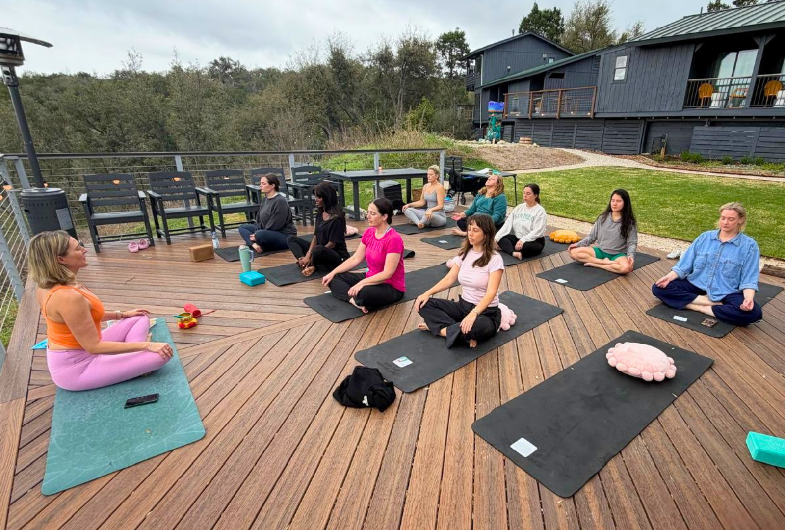 Yoga Retreats and Private Small Group Classes in Austin, TX.