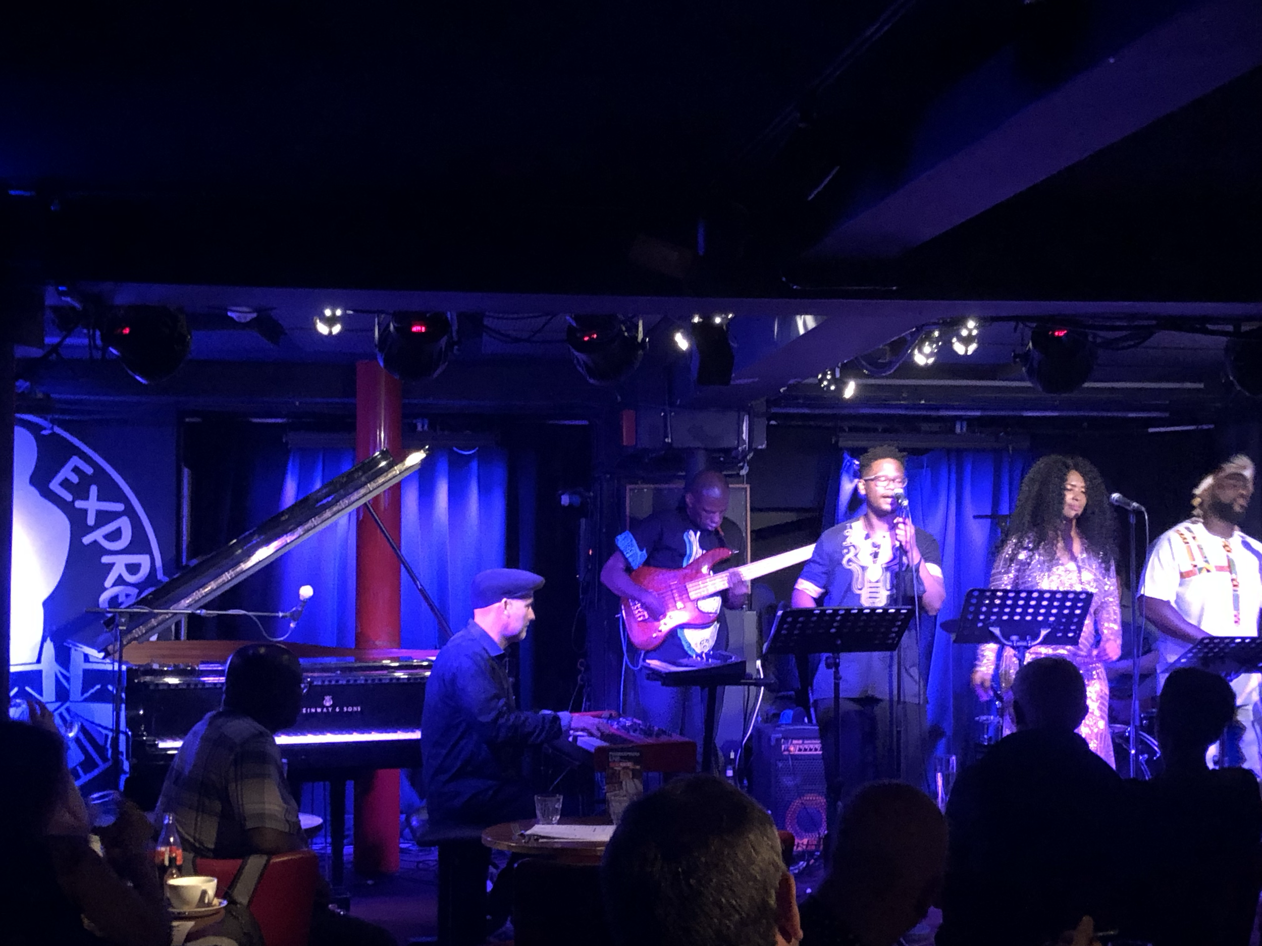 Thanda Gumede as part of Ubunye, live at the PizzaExpress Jazz Club in SOHO, London U.K.