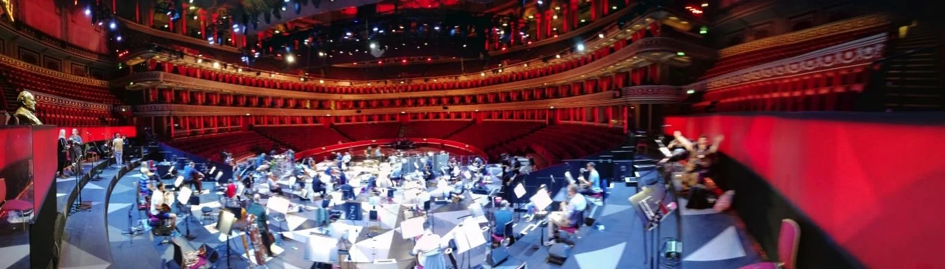 Thanda Gumede performing at Abel Selaocoe's: Africa Meets Europe's 150th BBC Proms, as part of the Bantu Ensemble.