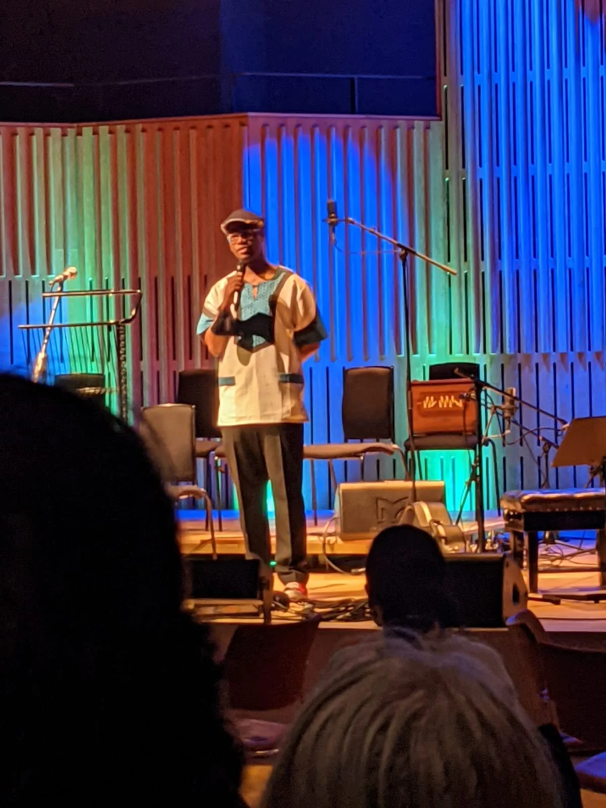 Thanda Gumede performing live at the Howard Assembly at Opera North in Leeds, U.K.