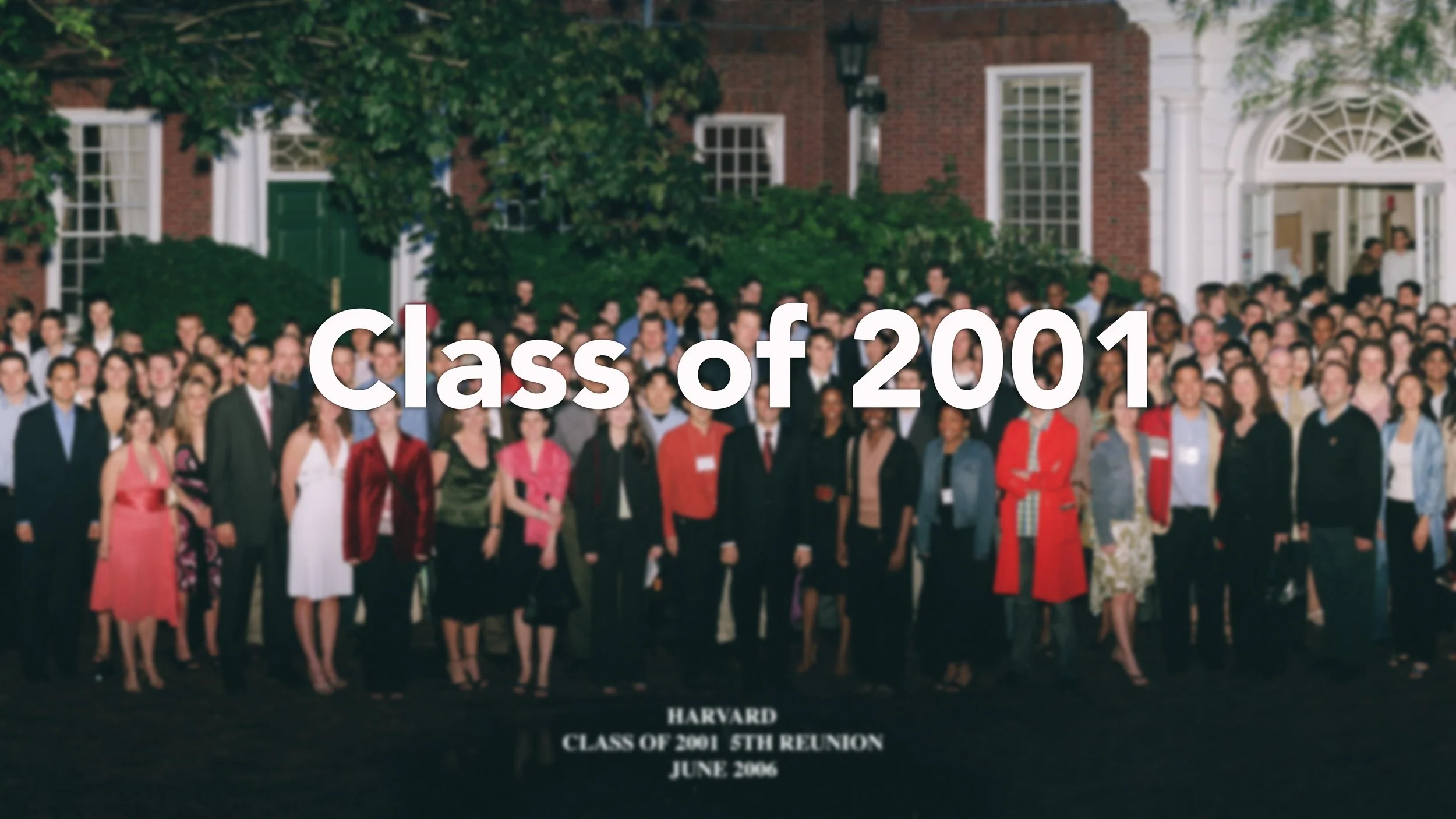 Harvard Class of 2001