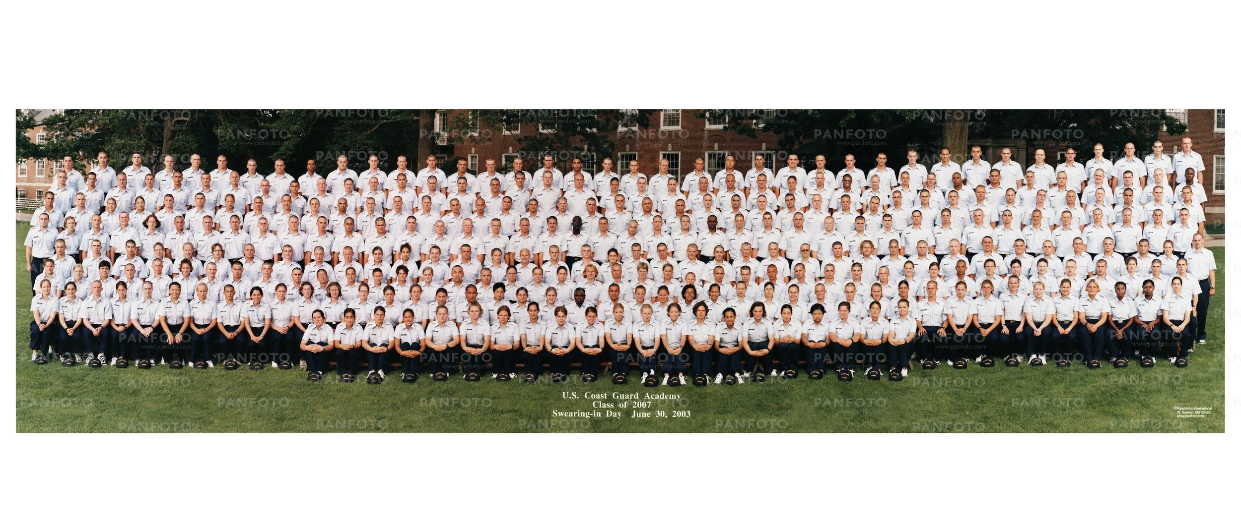 US Coast Guard Academy Class of 2007 Swearing-In Day