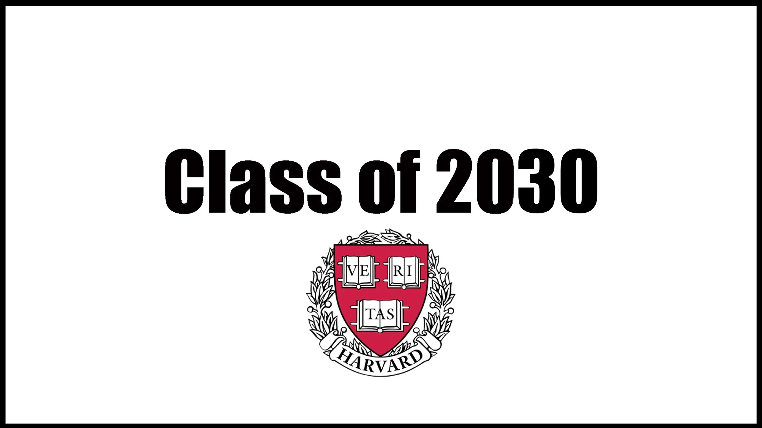 Harvard Class of 2030