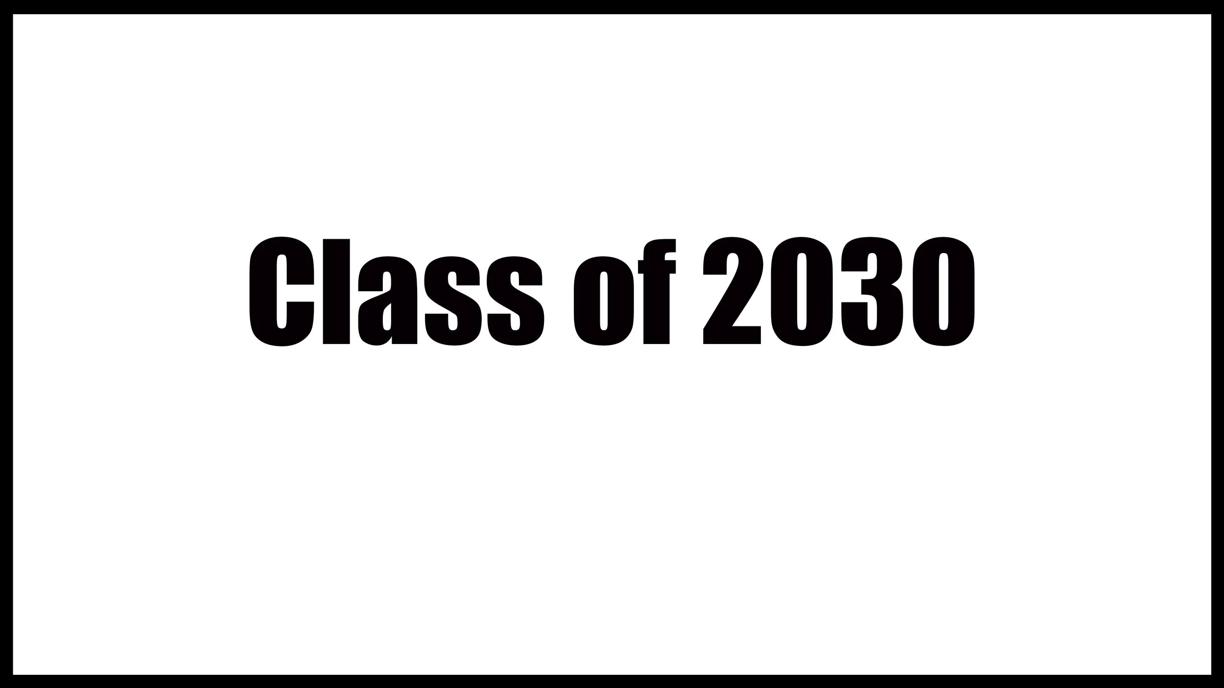 United States Coast Guard Academy Class of 2030