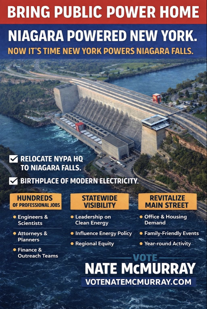 NATE WILL BRING PUBLIC POWER HOME