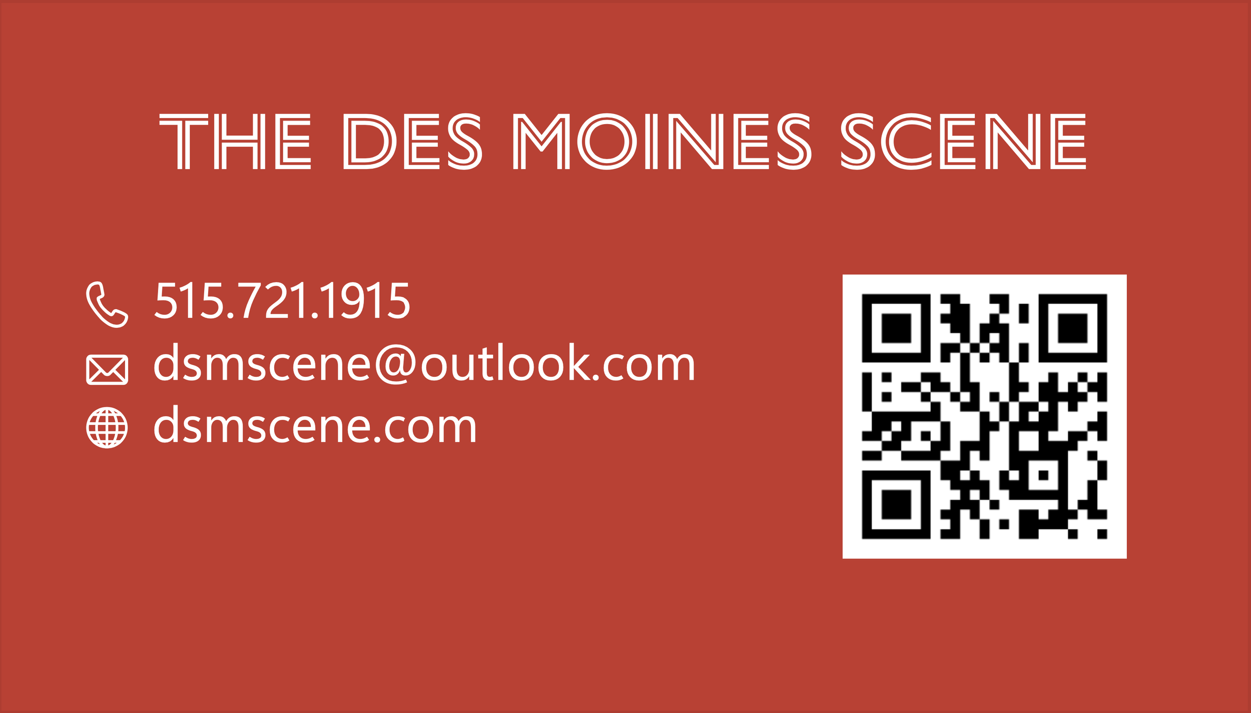 Business card back, Adobe InDesign, 2024