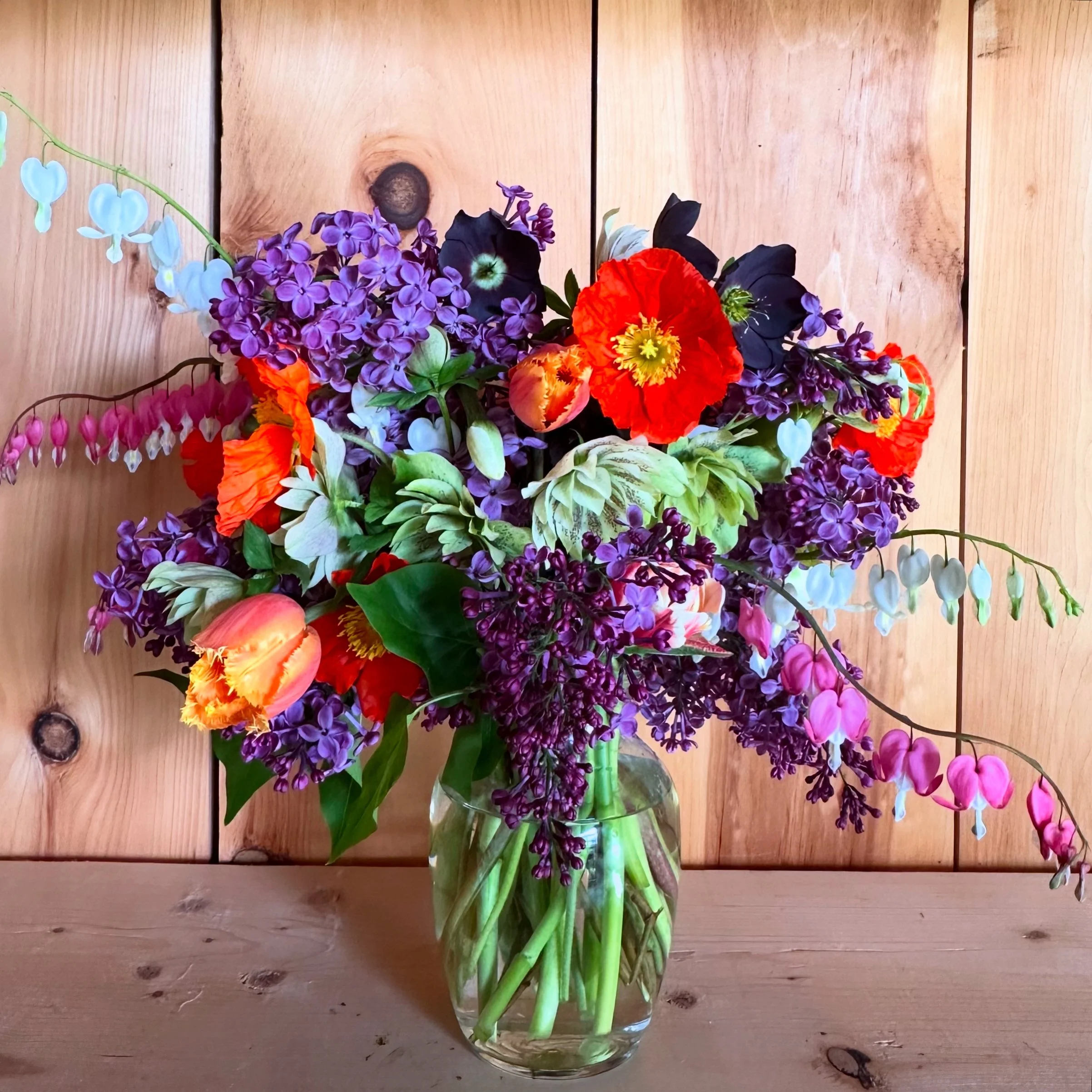 Summer Garden Vase Arrangements