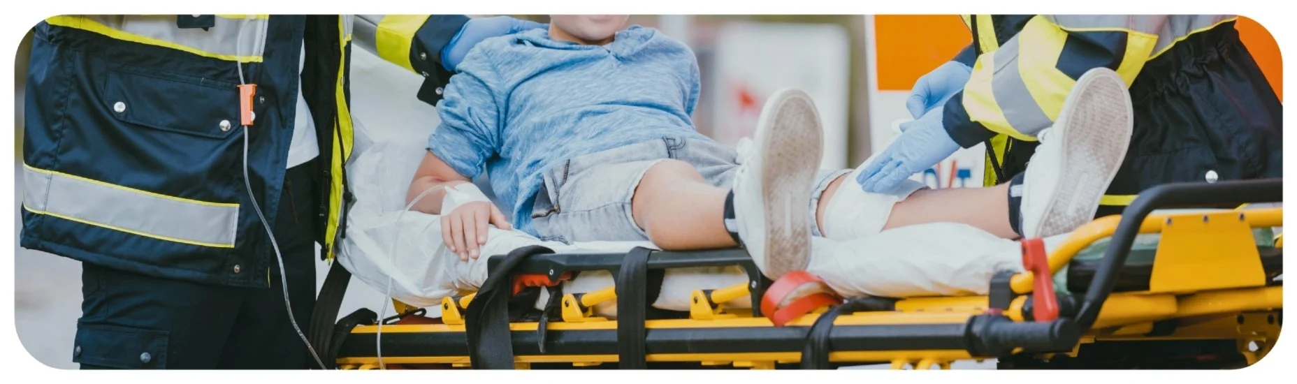 Emergency medical response for a child injured during a school-related accident in Iowa.