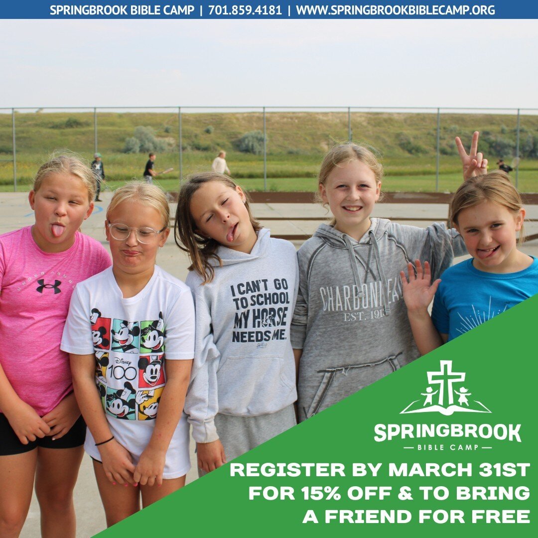 Time's running out to take advantage of our special offers!⏰ 

Enjoy the perks of our Early Bird discount, saving 15% on summer camp registration, and the chance to bring a friend along for FREE. Secure your spot for an unforgettable summer experienc