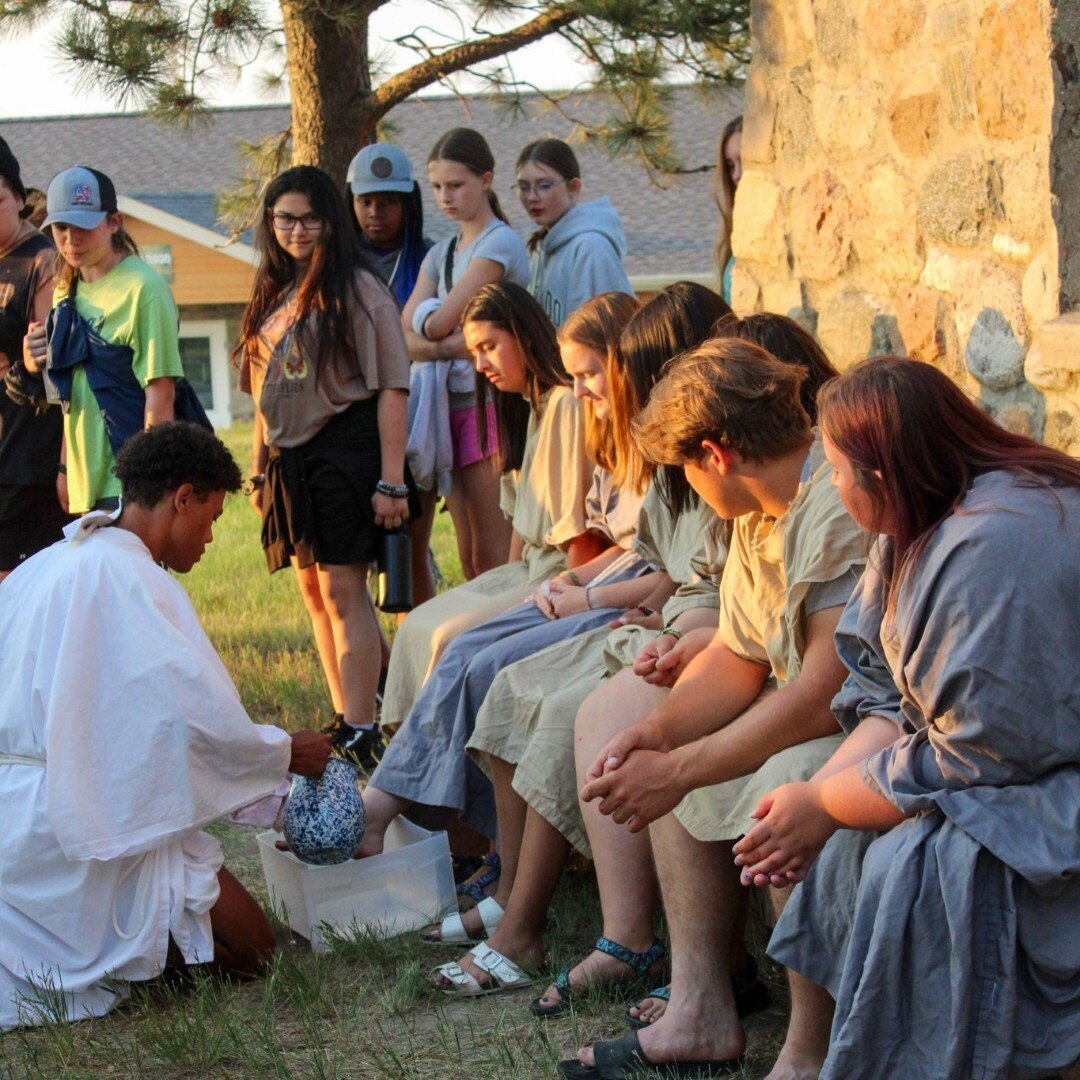 Jesus knew when his final day on earth was, and he chose to spend it washing feet.

&quot;Now that I, your Lord and Teacher, have washed your feet, you should also wash one another's feet.&quot; -John 13:14

#springbrookbiblecamp #maundythursday #fee