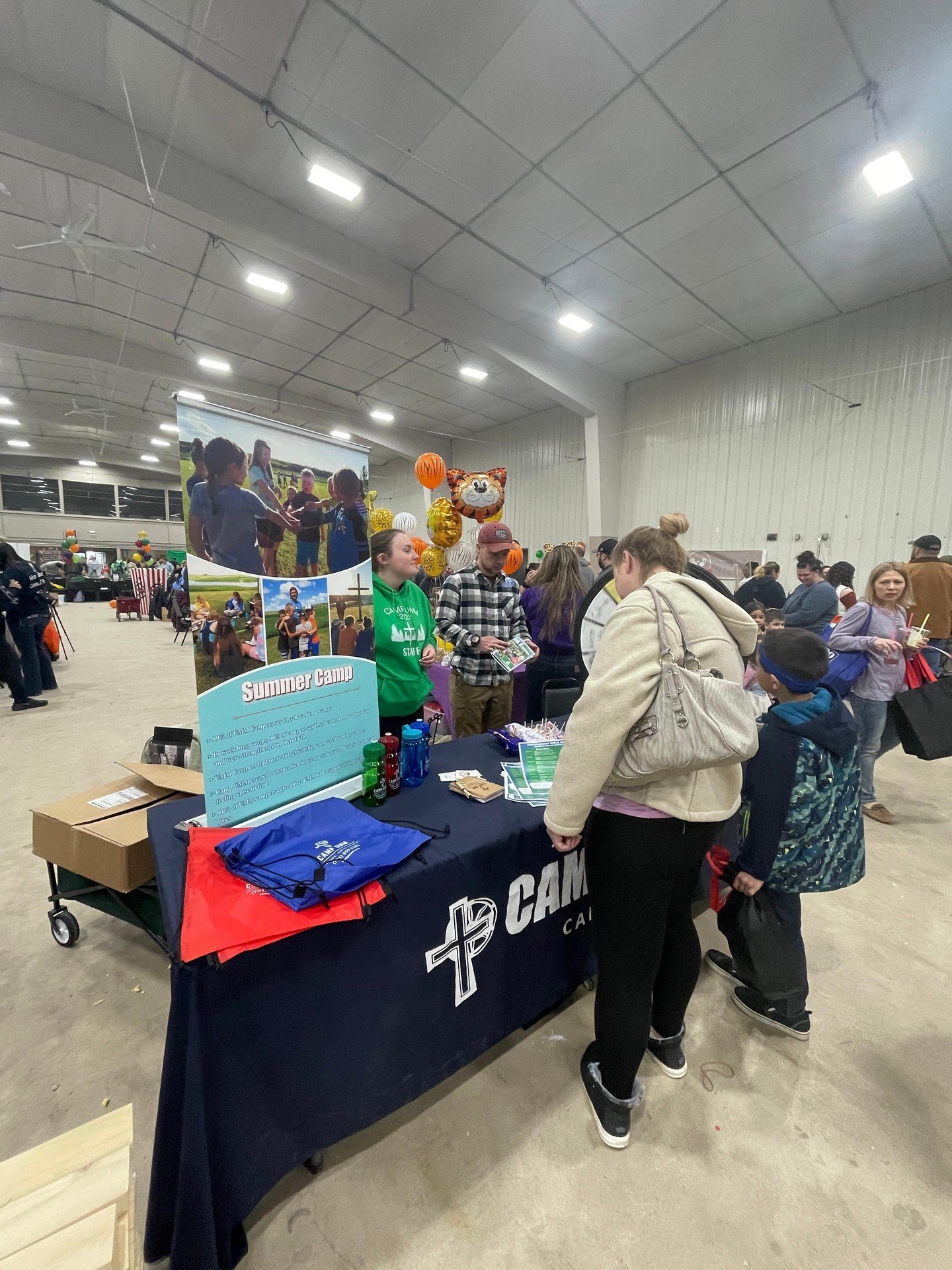 Last Friday at Kids' Day Out was great as we spent time with the children, sharing information about summer camp! A big thank you to everyone who visited our booth, spinning the prize wheel and discovering more about Springbrook Bible Camp!🍬⛺