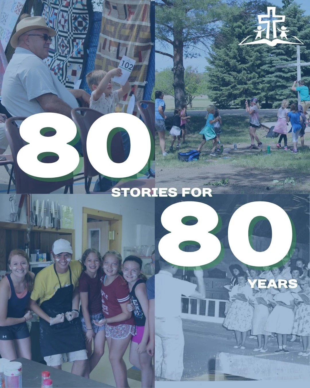 ✝️80 Stories for 80 Years!✝️
As we look ahead to celebrating 80 years of ministry at Springbrook Bible Camp in 2026, we want to hear from YOU!
Has God used this ministry to impact your life, faith, or family? Whether you were a camper, staff member, 