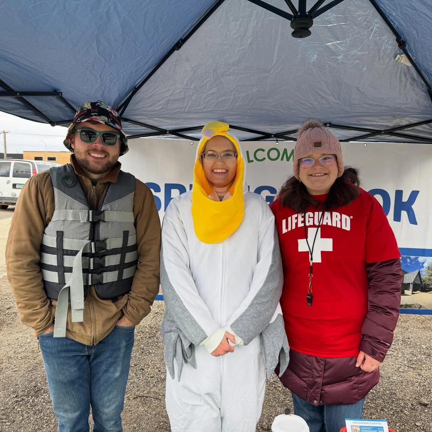 We are dreaming of warmer days at the beach!☀️ 

Happy Halloween from a swimmer, pelican and lifeguard!🏊🛟🌊

#springbrookbiblecamp #happyhalloween #beach #summerdreaming