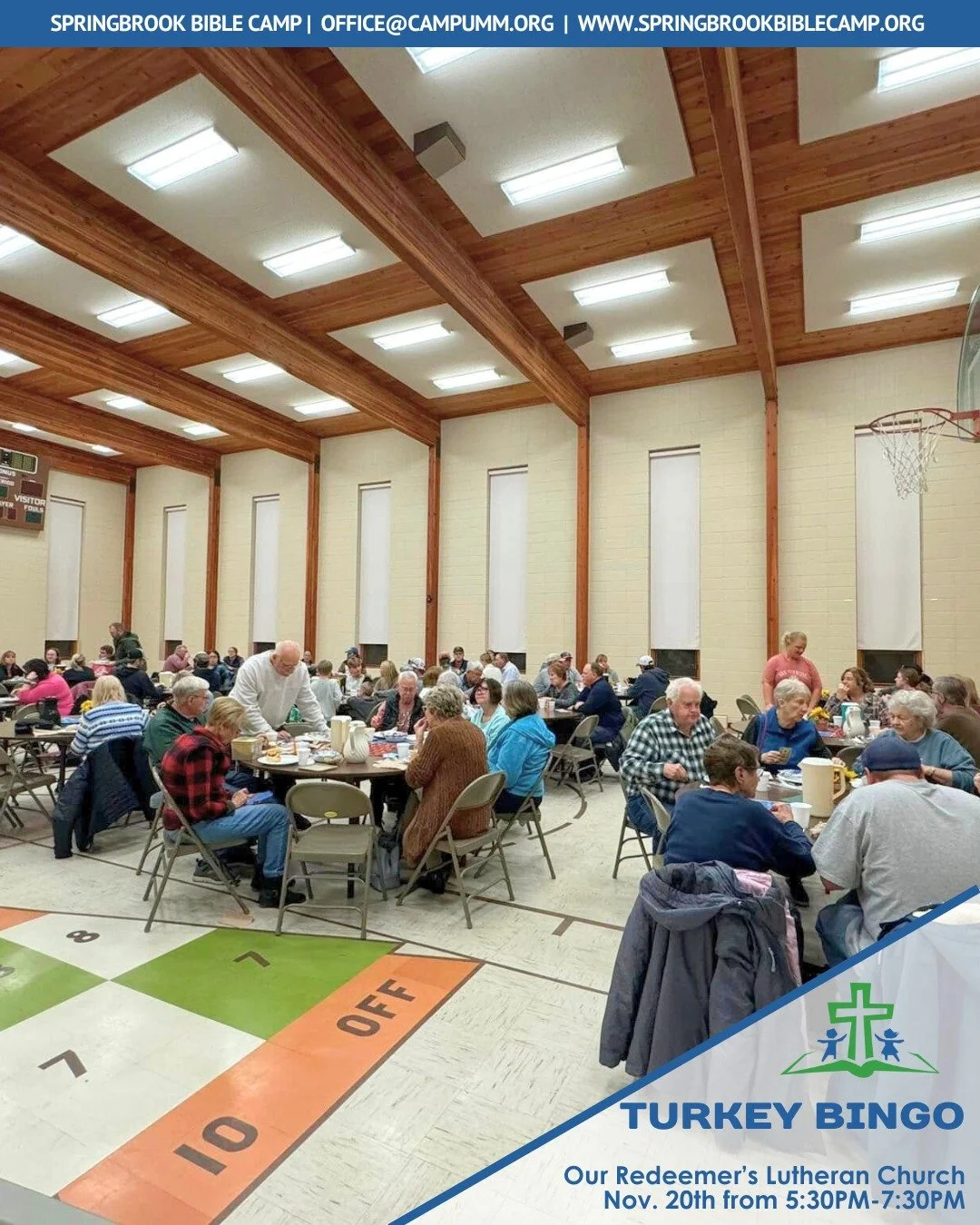 Join us THIS Thursday for Turkey Bingo!🦃

📍Our Redeemer's Lutheran Church 
🍲Soup served starting at 5:30 PM
🗒️Bingo kicks off at 6:30 PM
💲Free-will offering supper
💲$1 per card for bingo

Bring your appetite, your luck, and your friends for a g