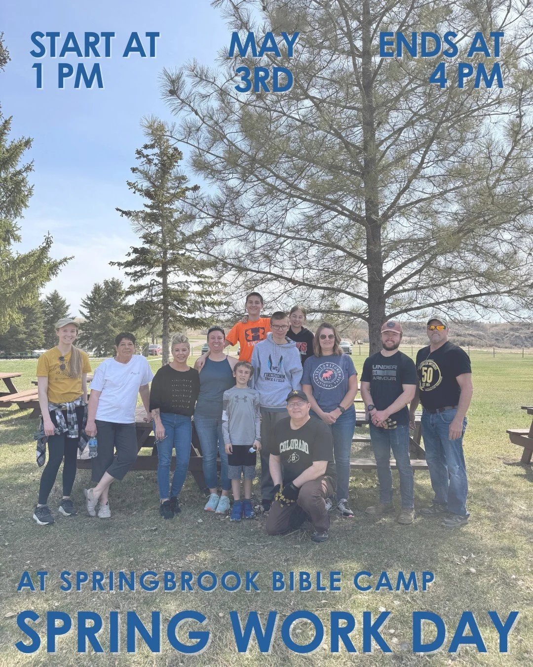 Springbrook Bible Camp needs your hands this Sunday to help get the camp ready for all the children coming this summer!☀️

Projects will be scraping, priming, cleaning, and general site updates.

*Bring a pair of gloves and paint clothes if you can.
