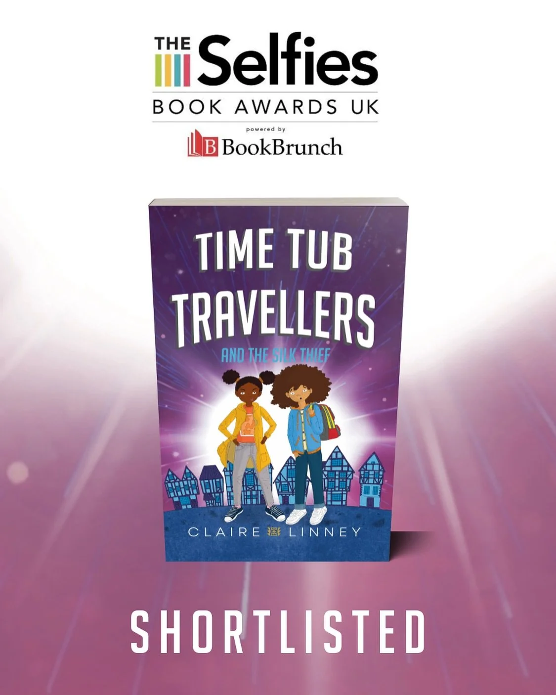Time Tub Travellers and the Silk Thief has been shortlisted for the Selfies👇🏽

So excited to be shortlisted. The winners will be announced on 11th March. Congratulations to @kirstie_watson_author and @_ian_h_creates who are also shortlisted!!! 

Ab
