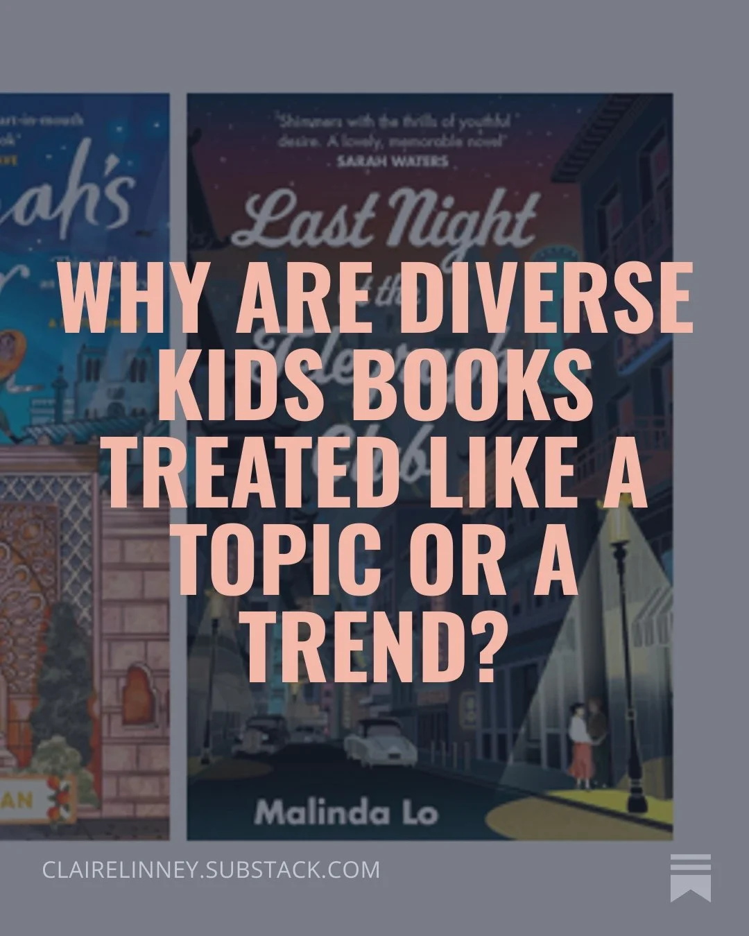 Why are diverse kids books treated like a topic or a trend?